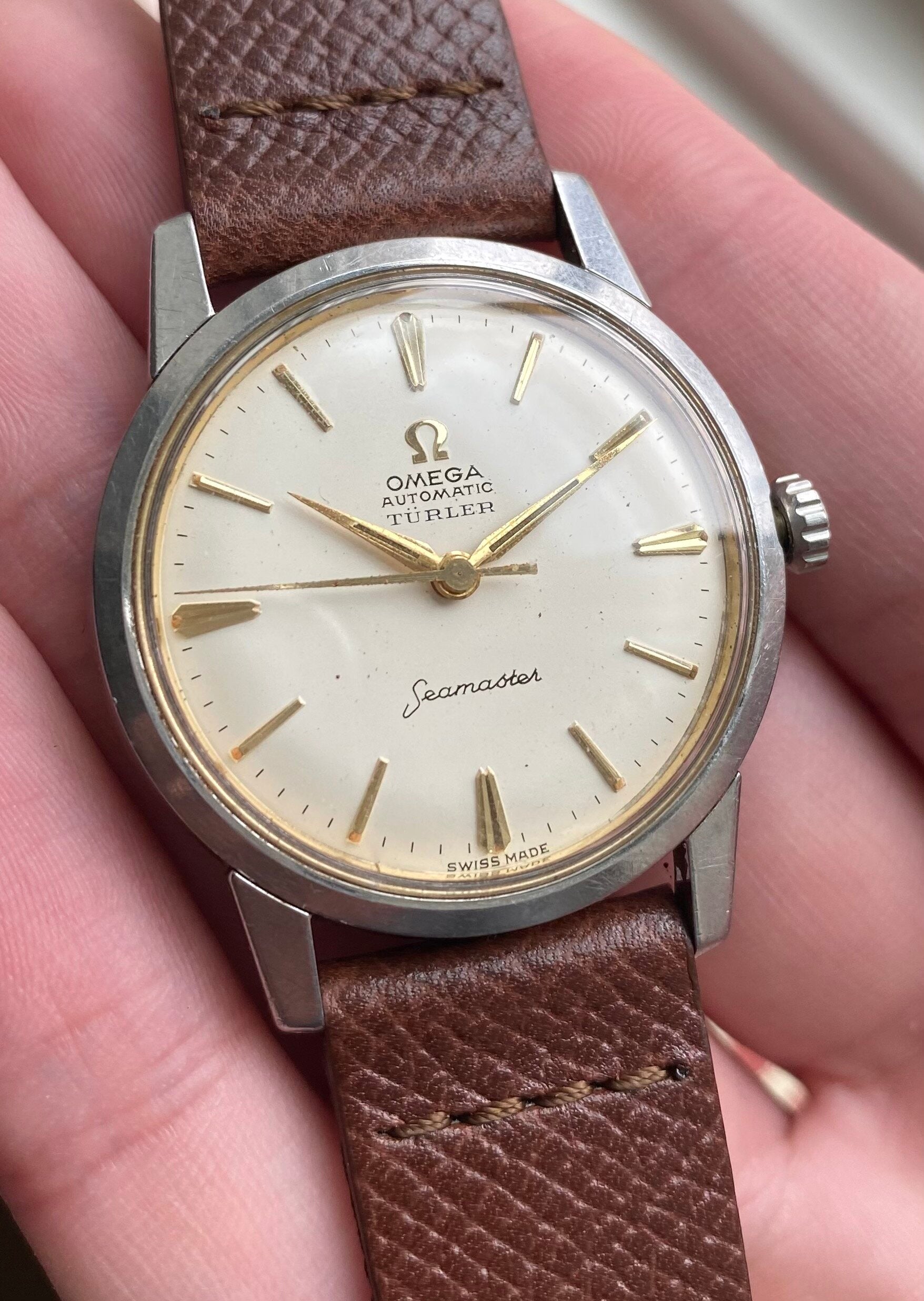 Omega Seamaster — "Turler" Stamp