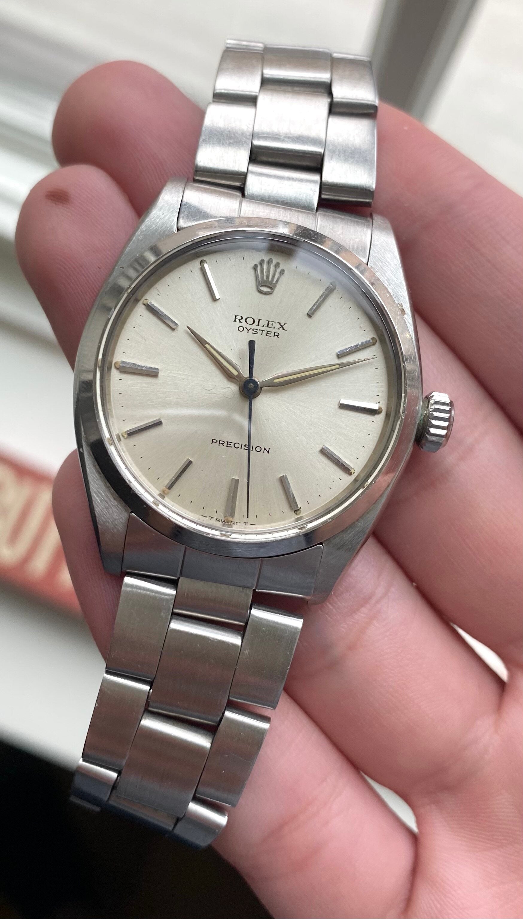 Rolex Oyster Precision ref. 6426 — Alpha Hands