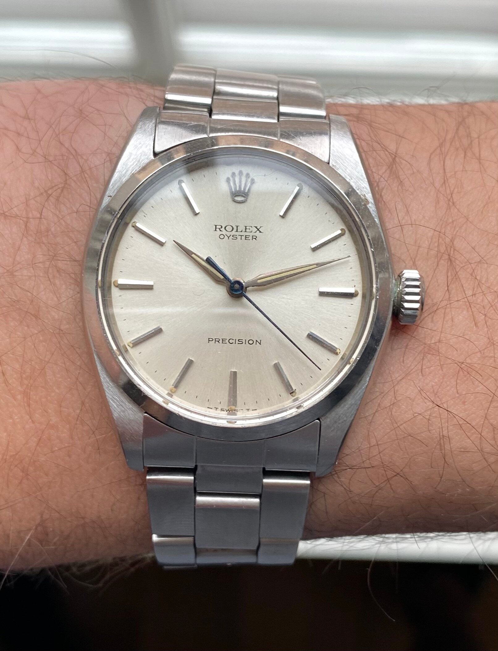 Rolex Oyster Precision ref. 6426 — Alpha Hands