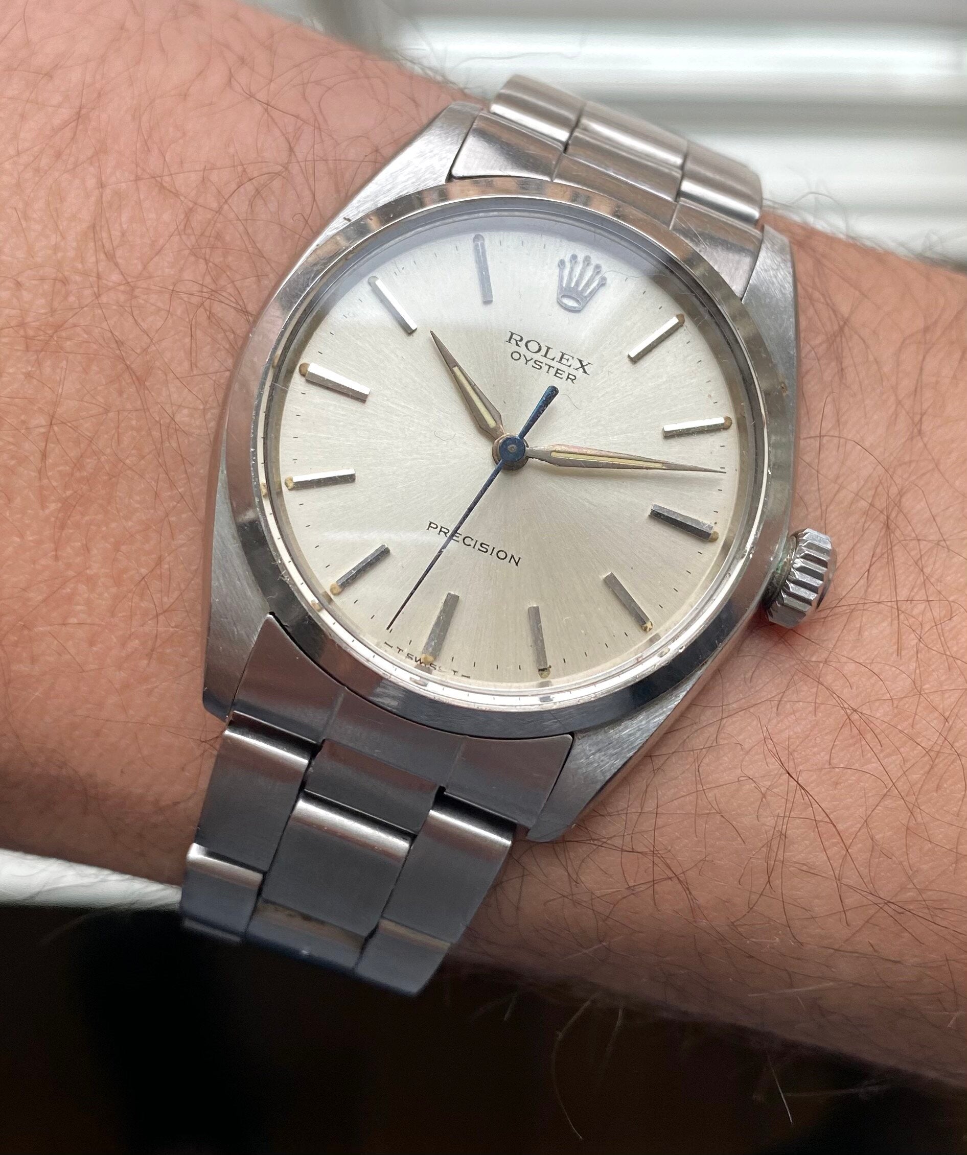 Rolex Oyster Precision ref. 6426 — Alpha Hands