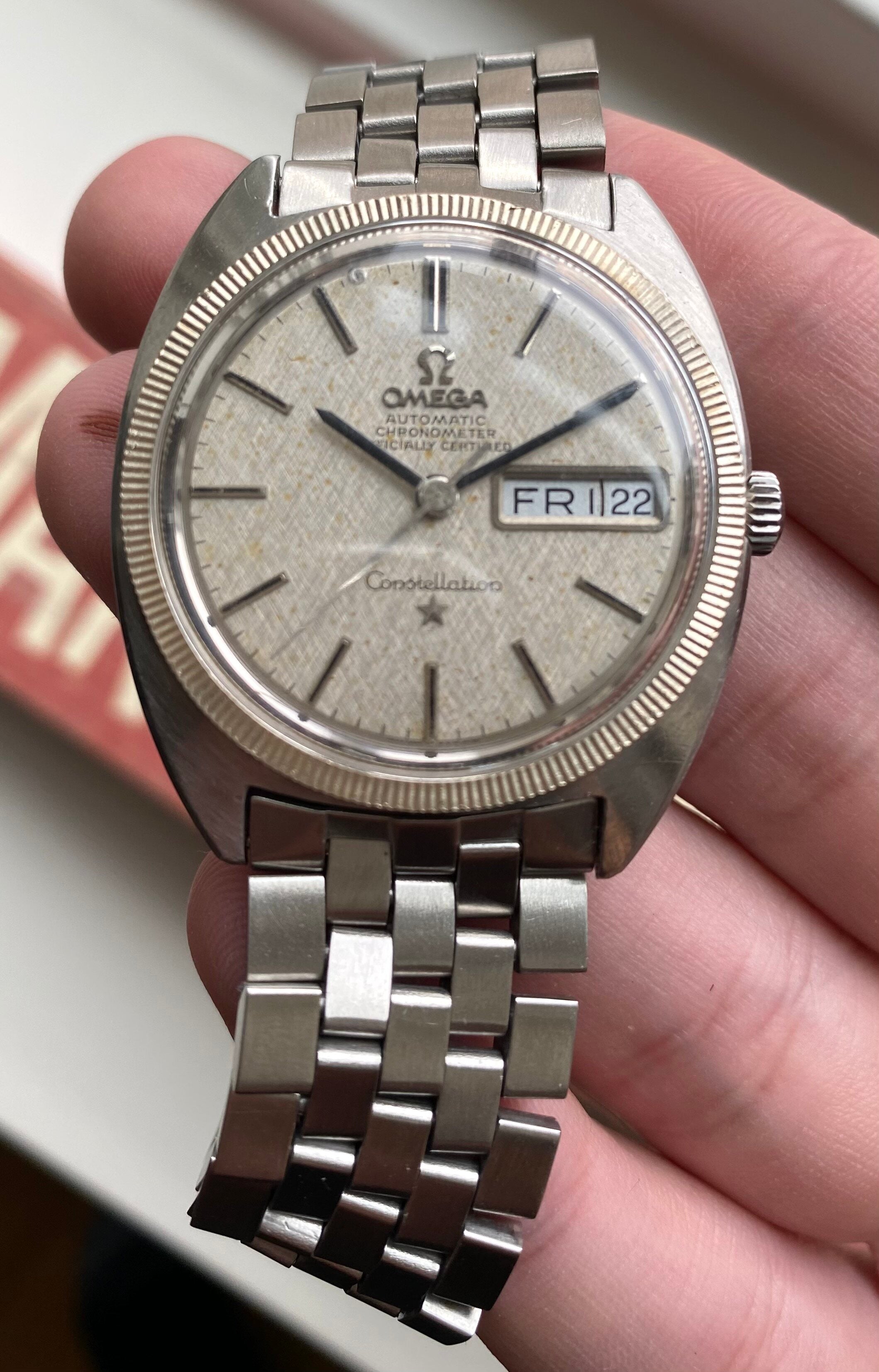 Omega Constellation Day-date — Linen Dial