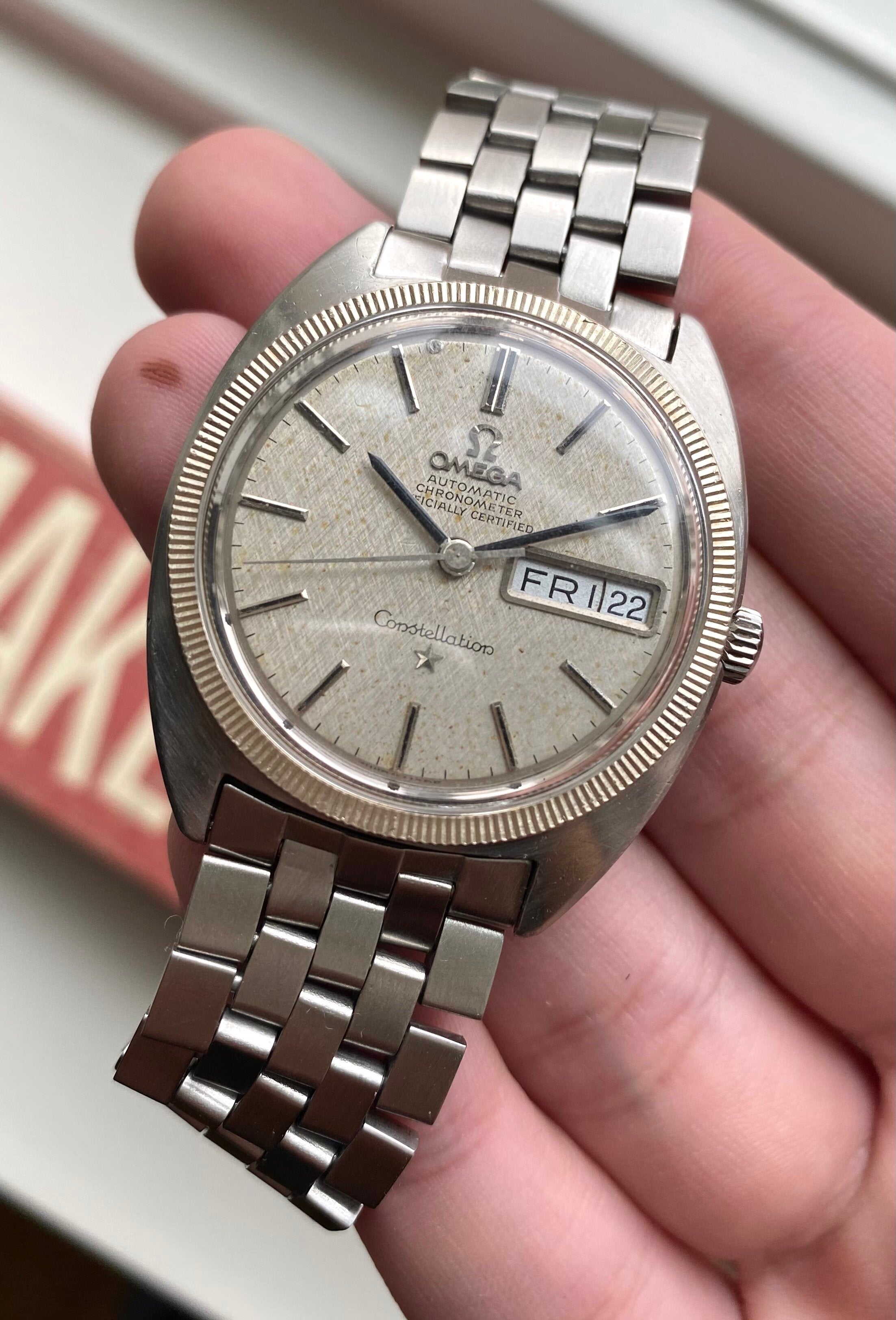 Omega Constellation Day-date — Linen Dial