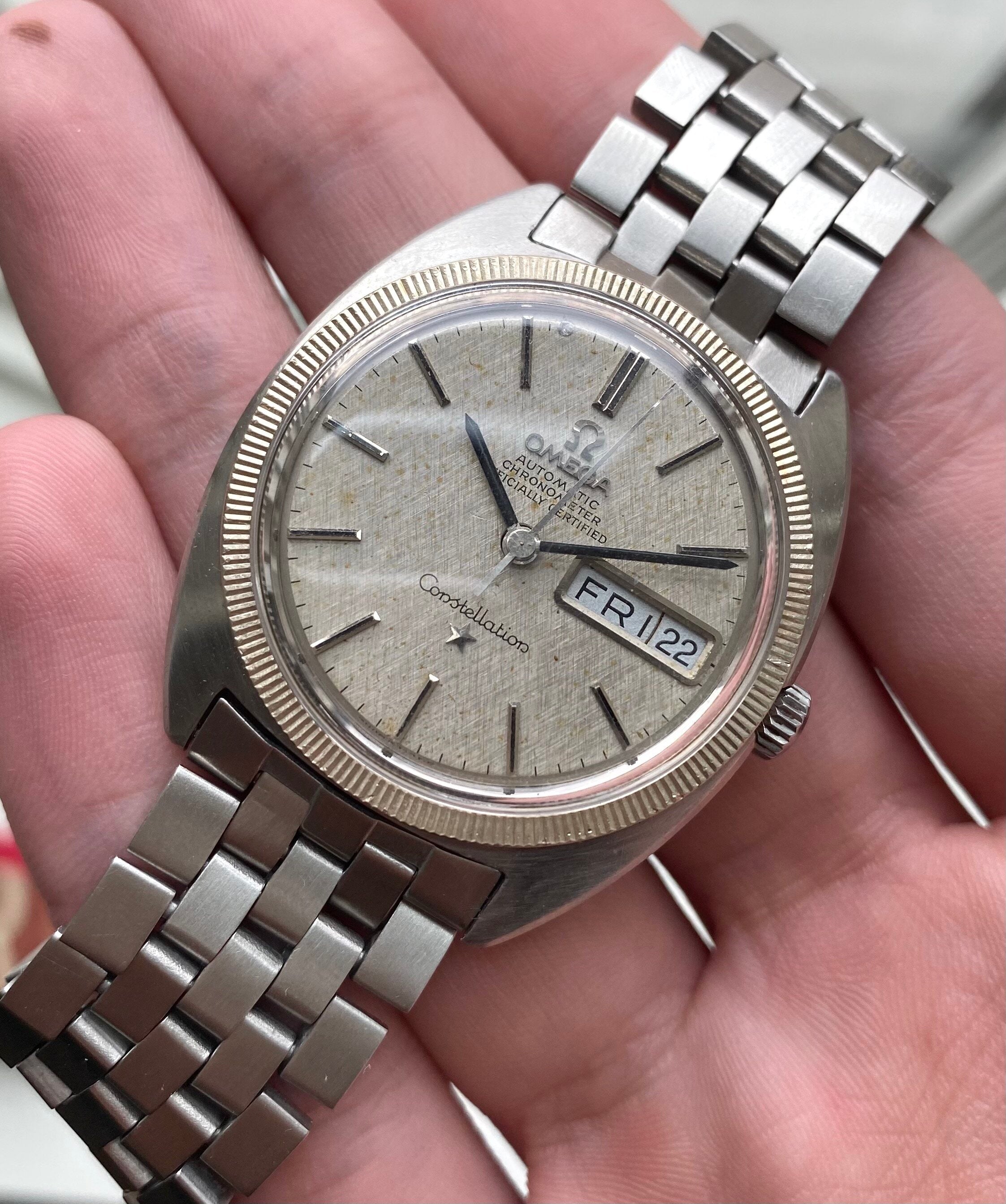 Omega Constellation Day-date — Linen Dial