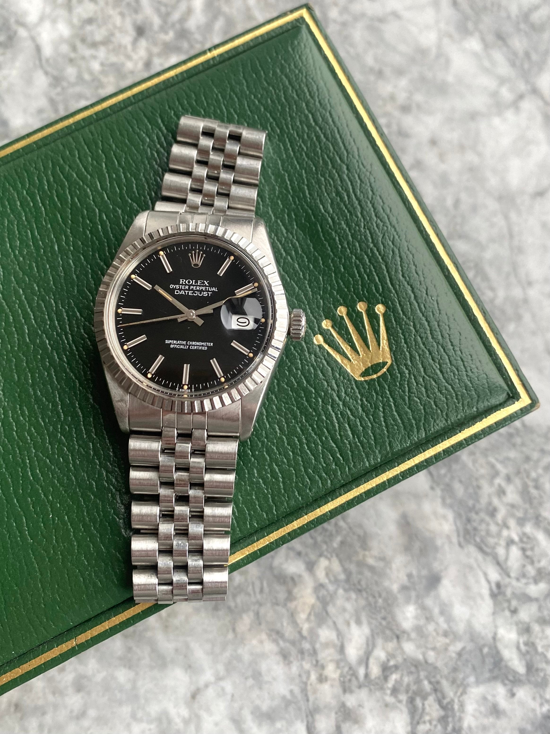 Rolex Datejust 16030 - Glossy Black