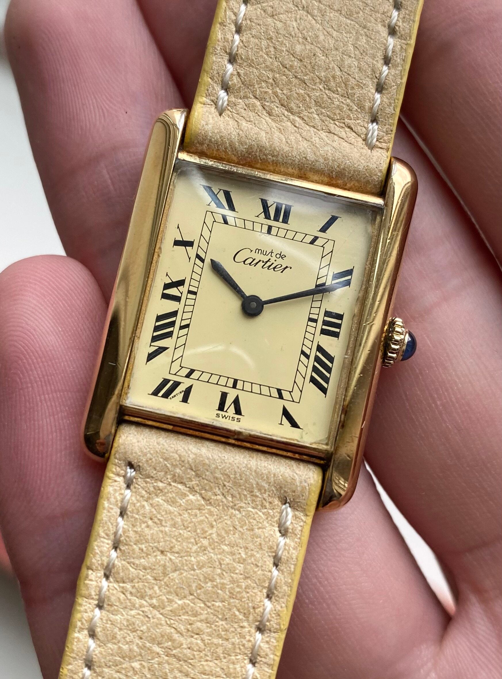 Must de Cartier Tank — Box and Papers