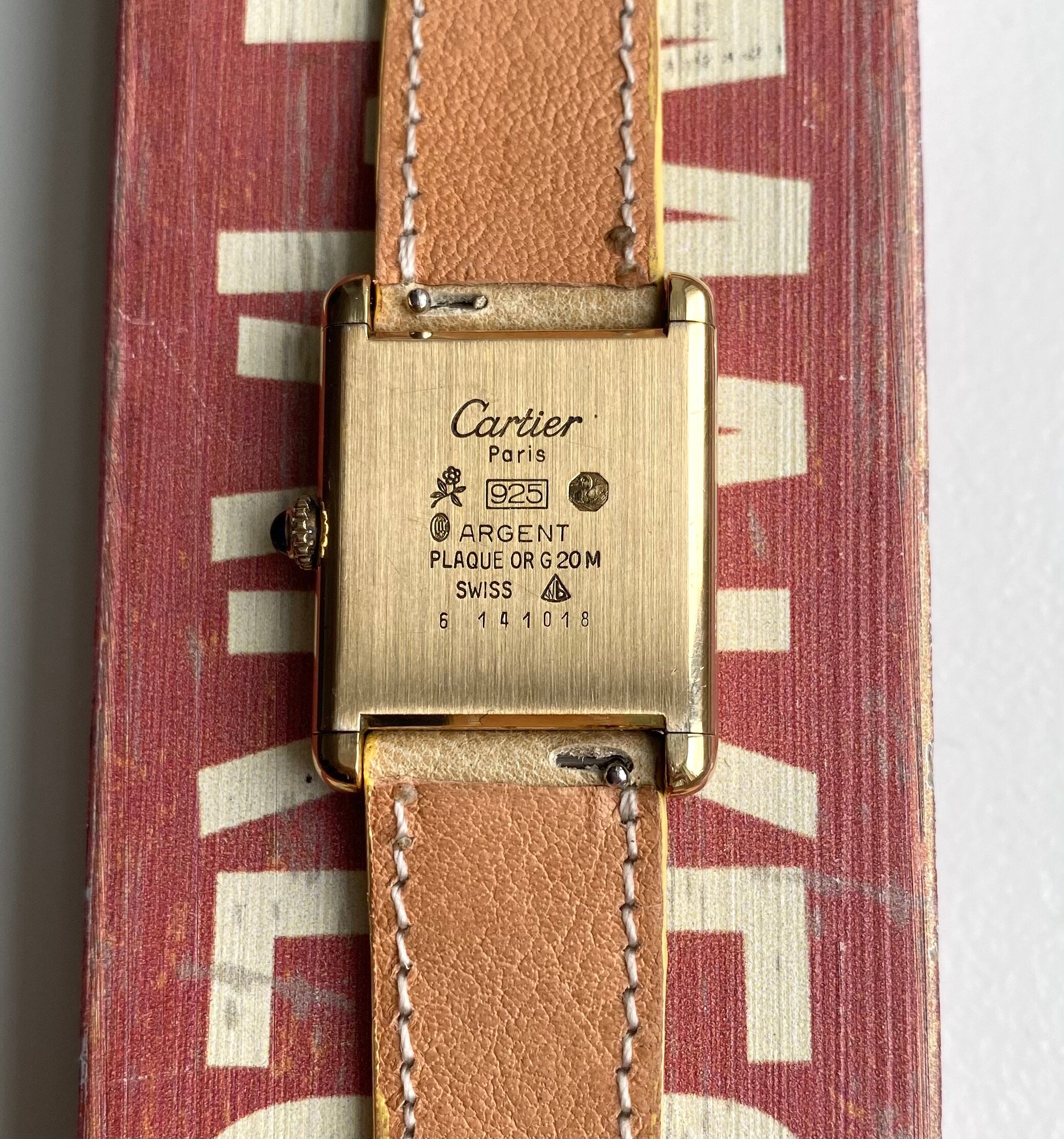 Must de Cartier Tank — Box and Papers