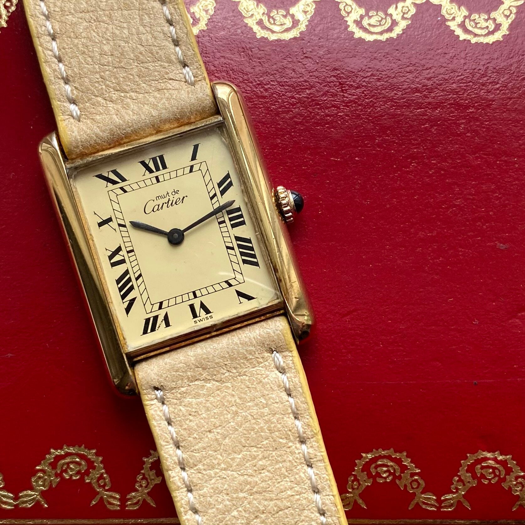 Must de Cartier Tank — Box and Papers