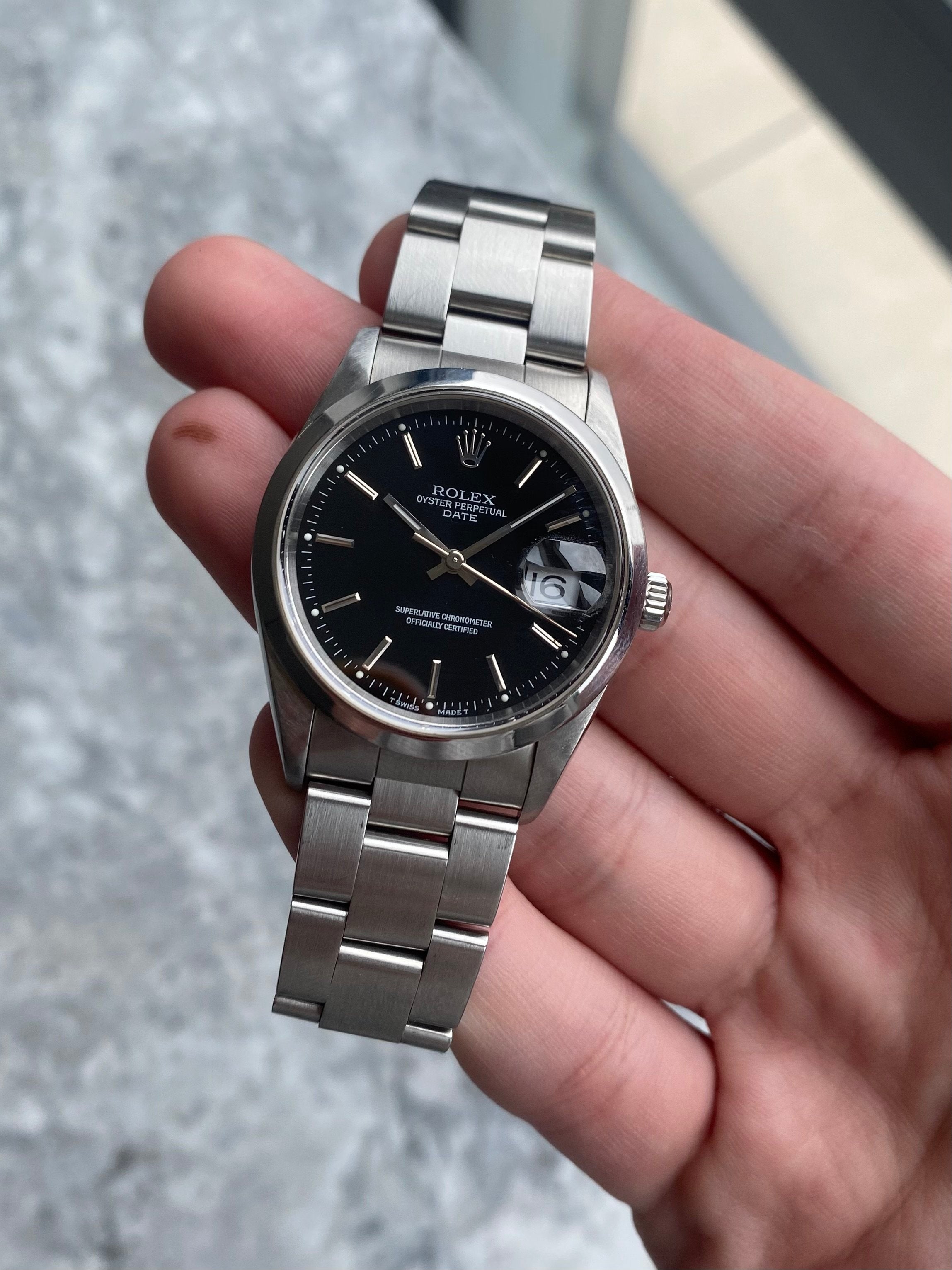 Rolex OP 15200 - Black Dial.