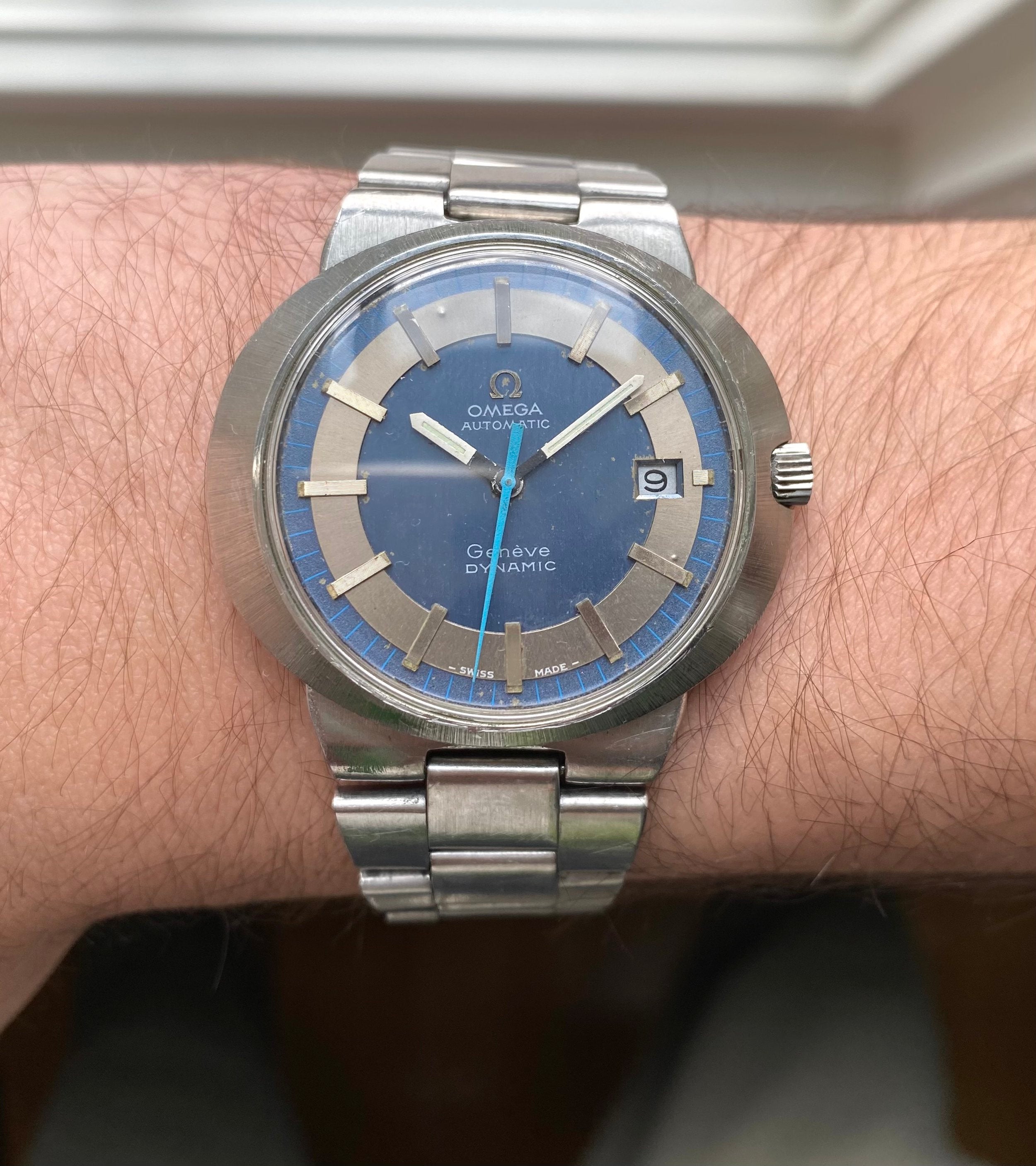 Omega Geneve Dynamic — Blue Dial