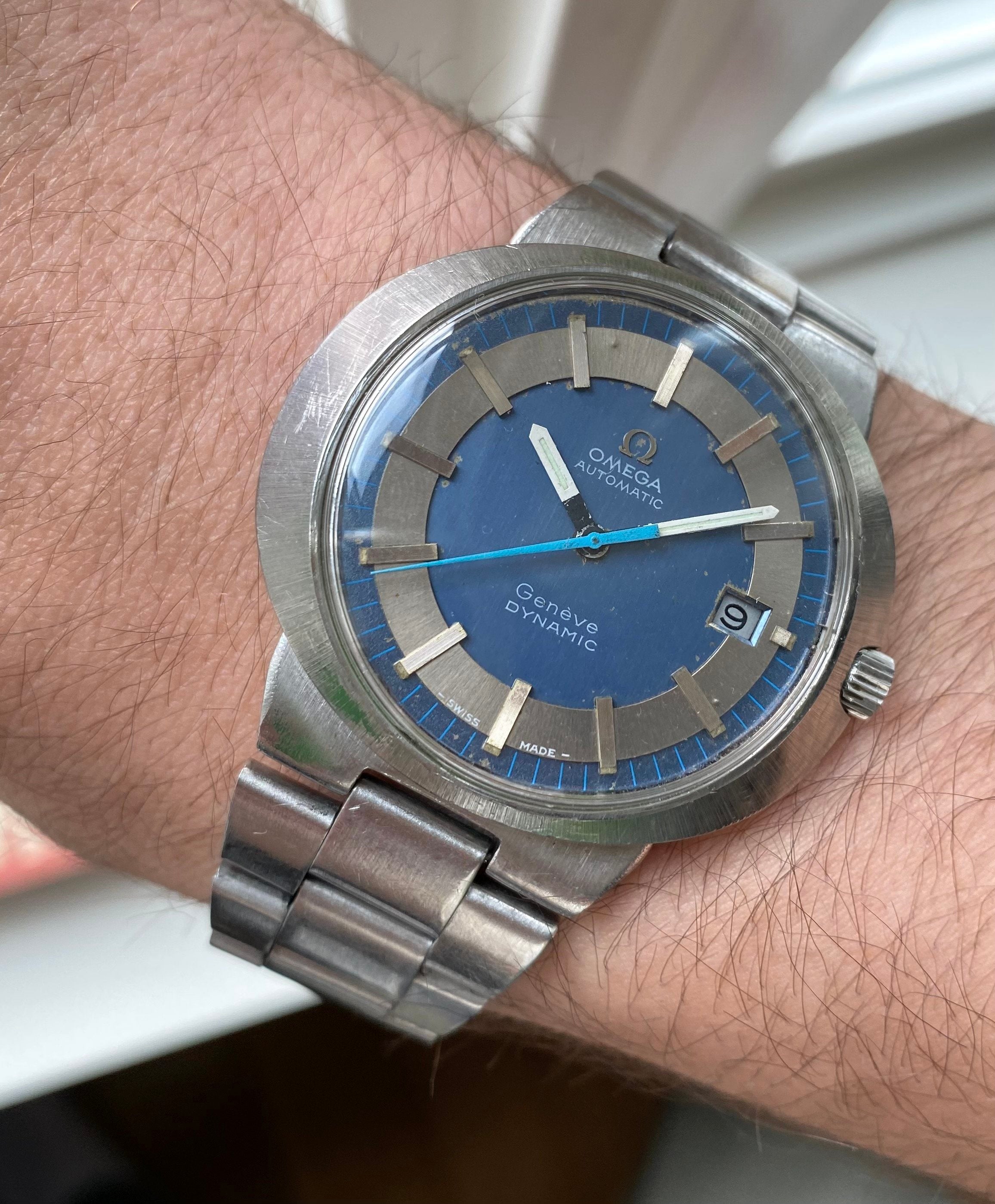 Omega Geneve Dynamic — Blue Dial