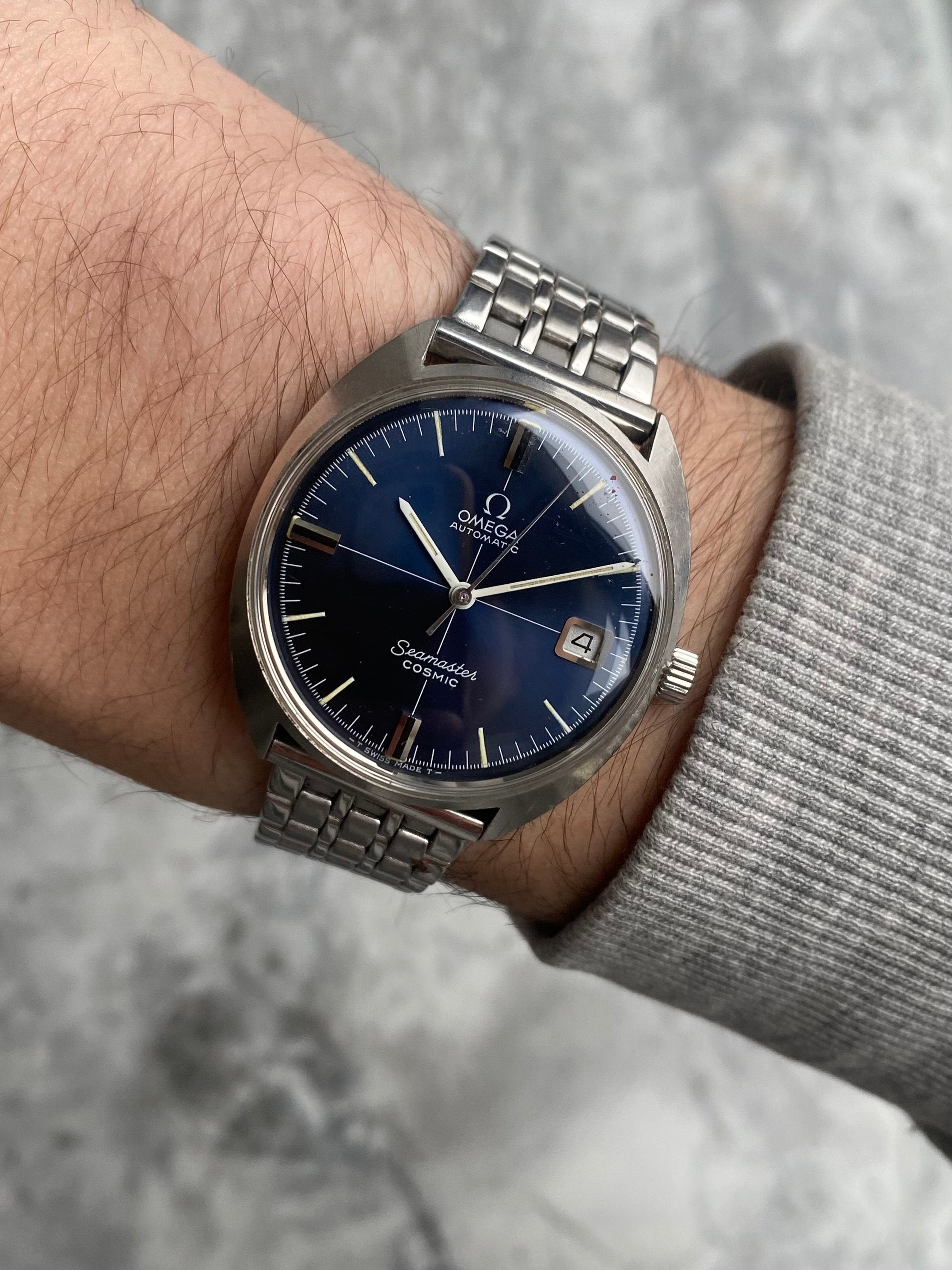 Omega Seamaster Cosmic - Blue Dial.