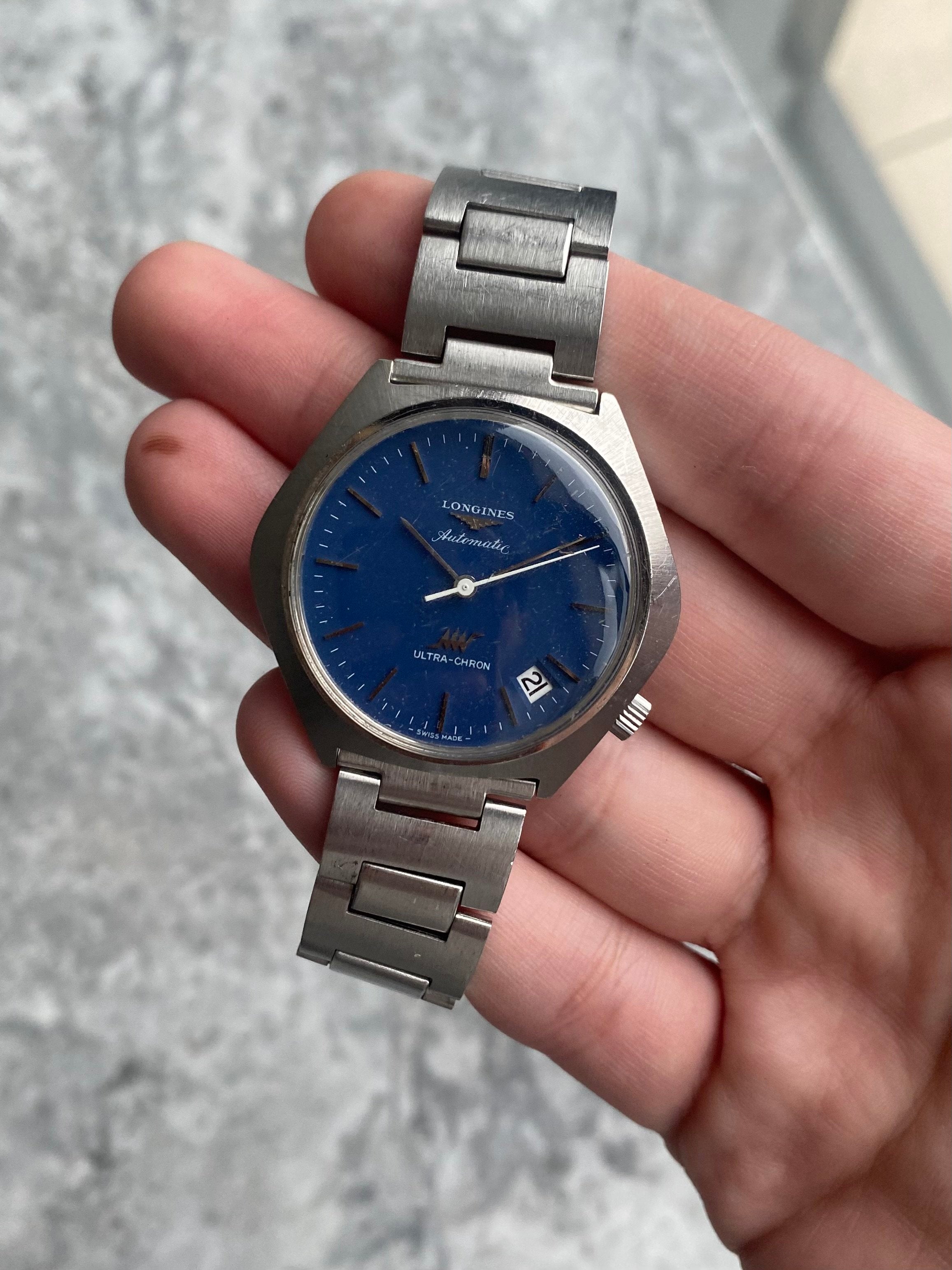 Longines Ultra Chron - Blue Dial.