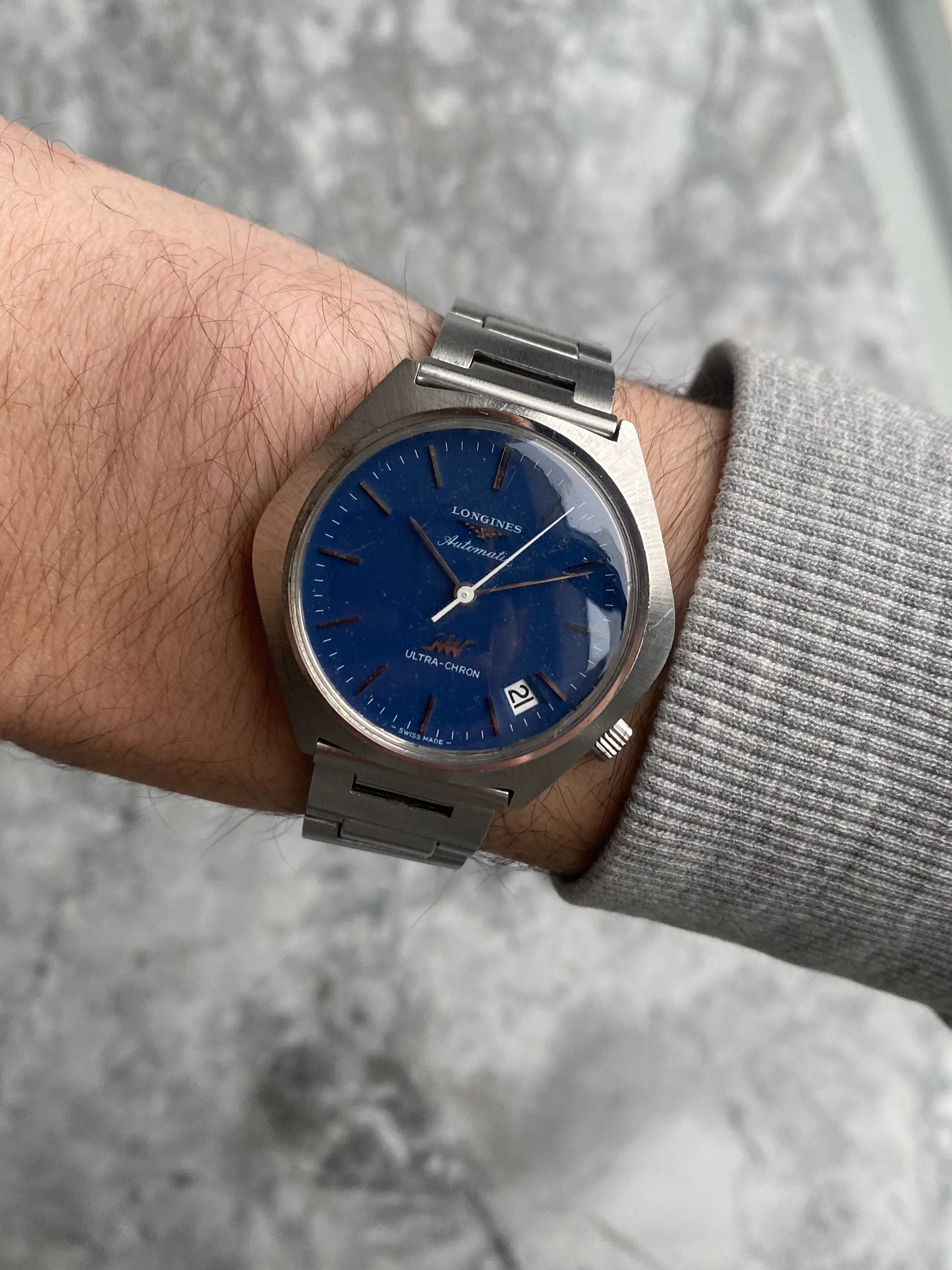 Longines Ultra Chron - Blue Dial.