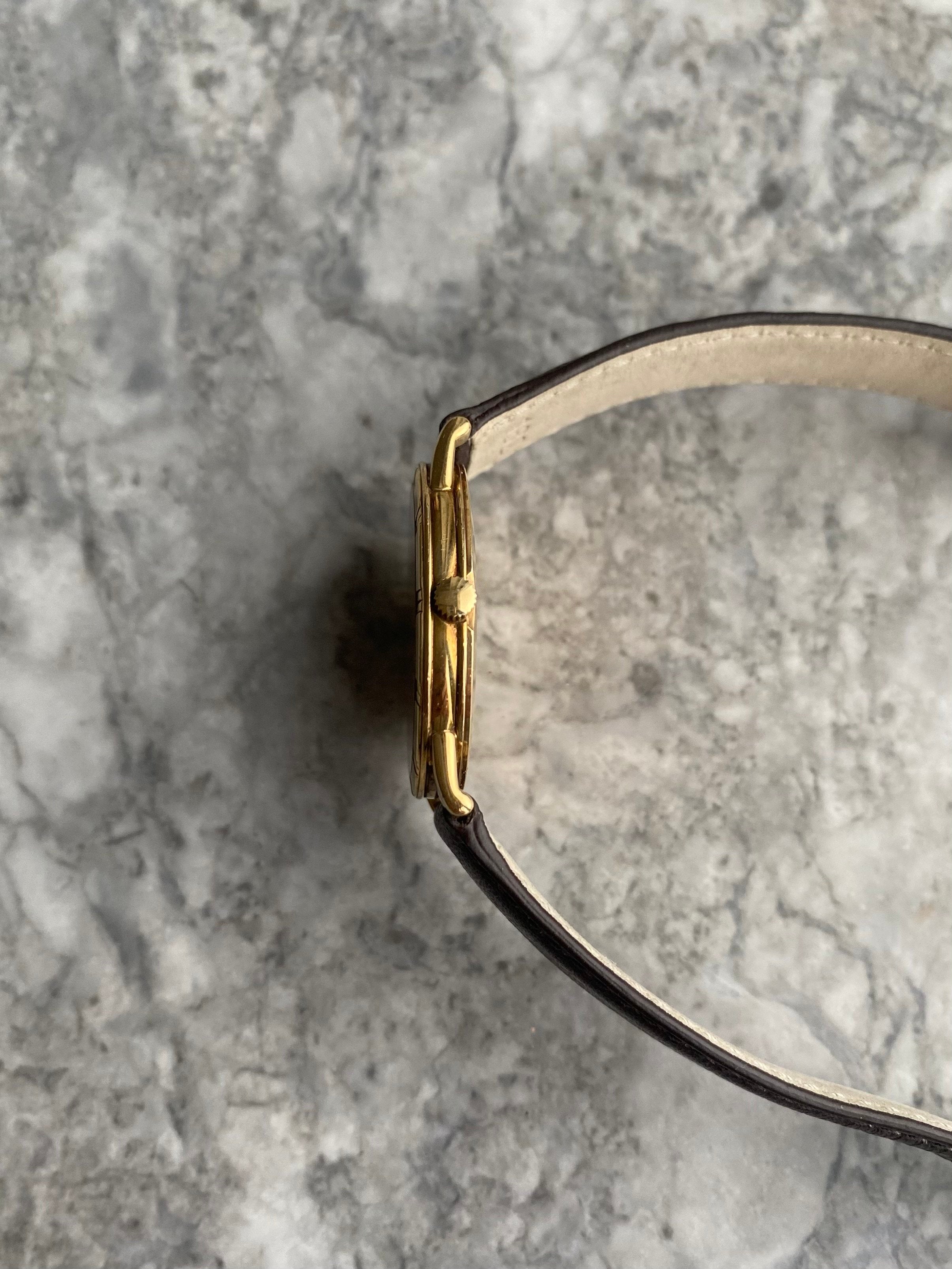 Piaget 18K Yellow Gold - Tiger Eye Diamond Dial.