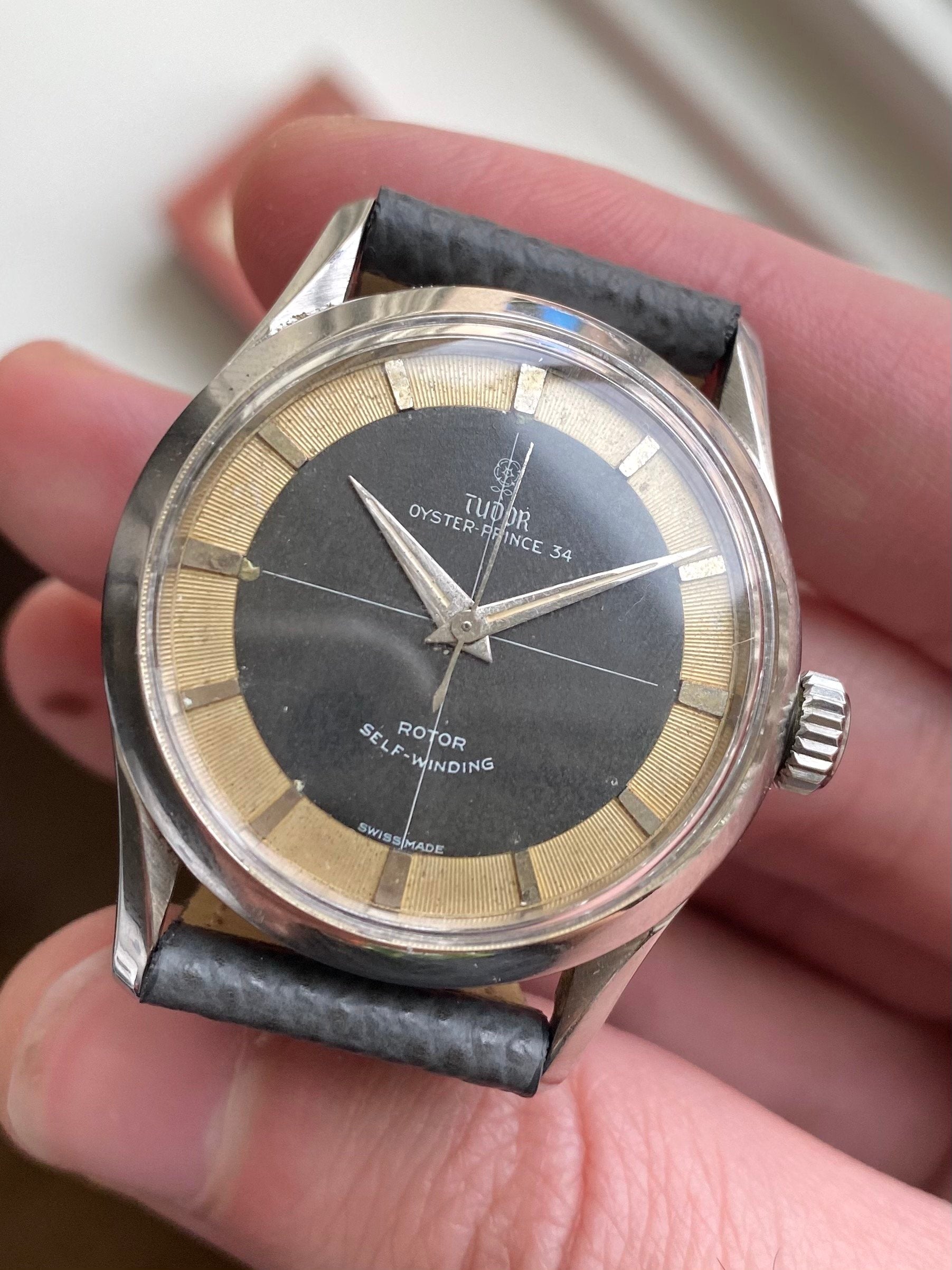 Tudor Oyster Prince — "Tuxedo" Dial