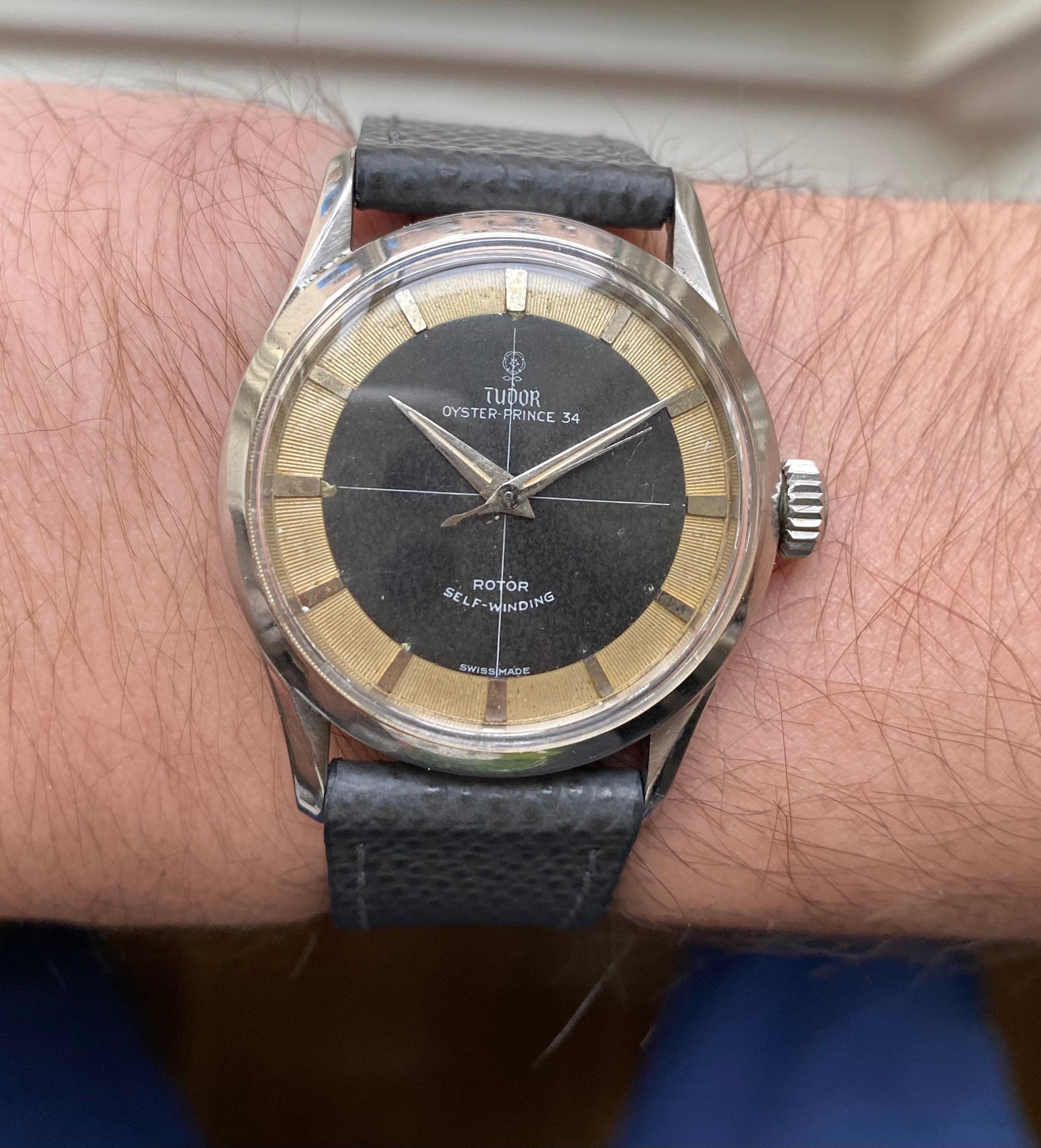 Tudor Oyster Prince — "Tuxedo" Dial