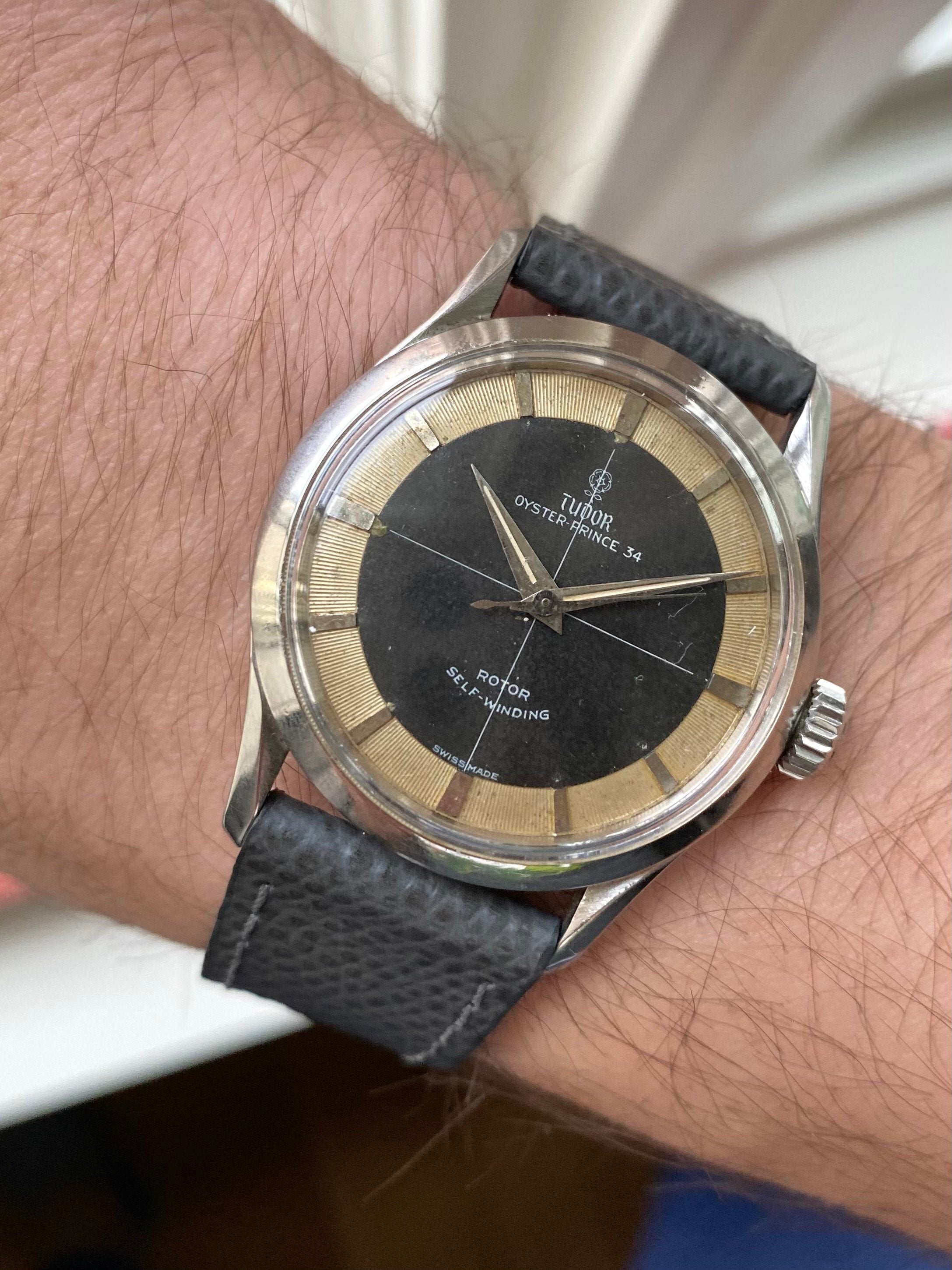 Tudor Oyster Prince — "Tuxedo" Dial