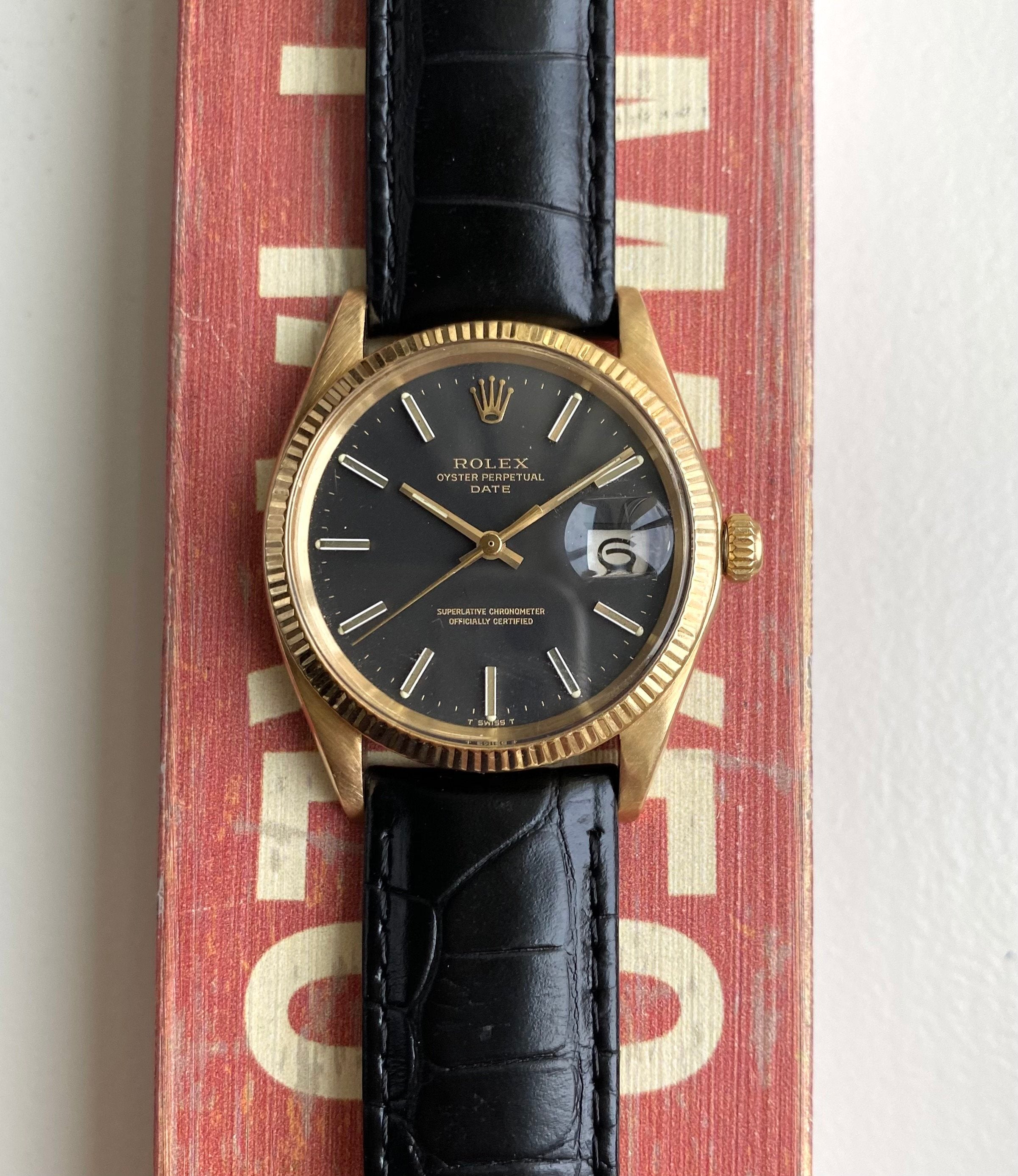 Rolex Oyster Perpetual ref. 1503 — 14k Yellow Gold