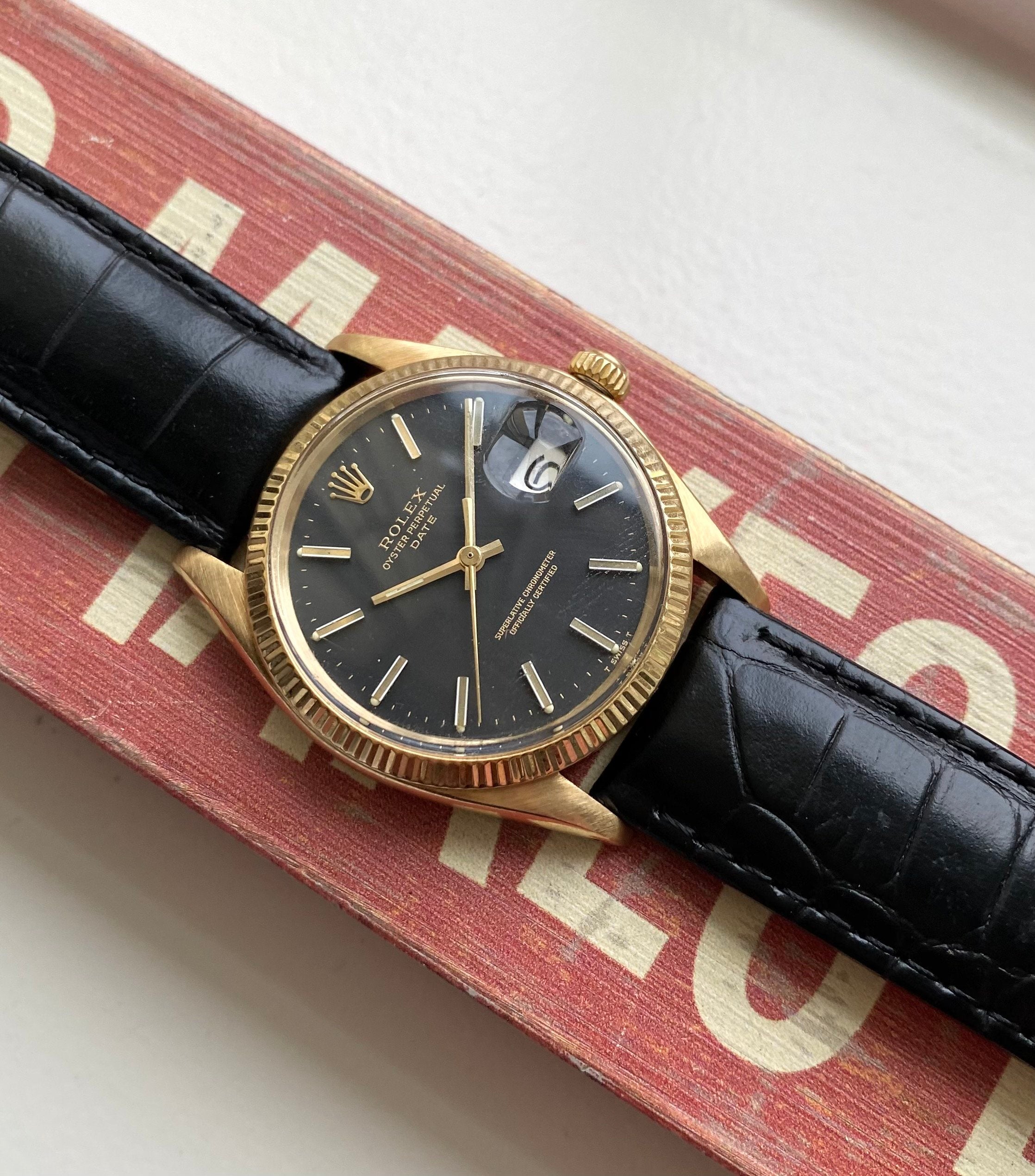 Rolex Oyster Perpetual ref. 1503 — 14k Yellow Gold