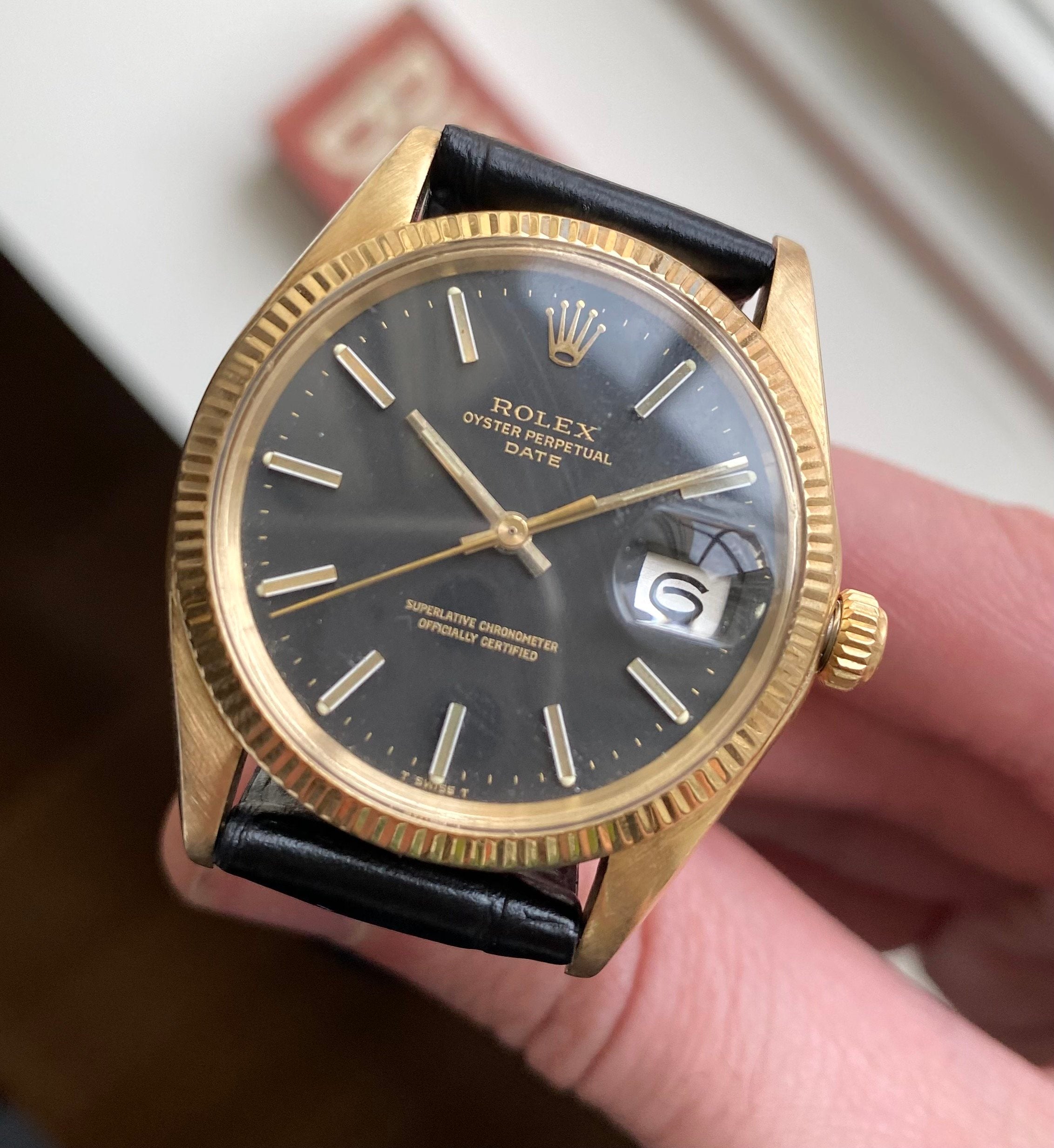 Rolex Oyster Perpetual ref. 1503 — 14k Yellow Gold