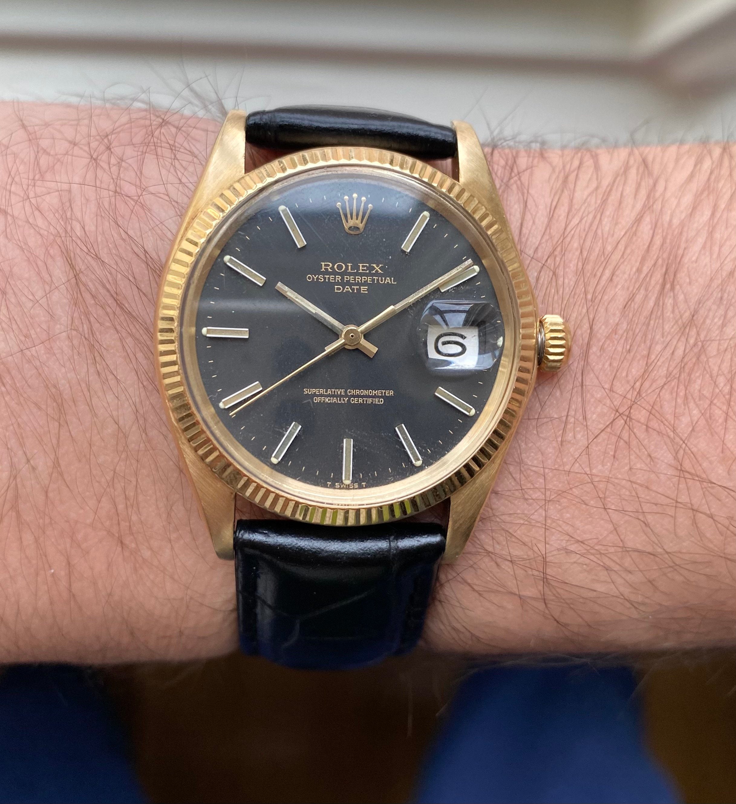 Rolex Oyster Perpetual ref. 1503 — 14k Yellow Gold