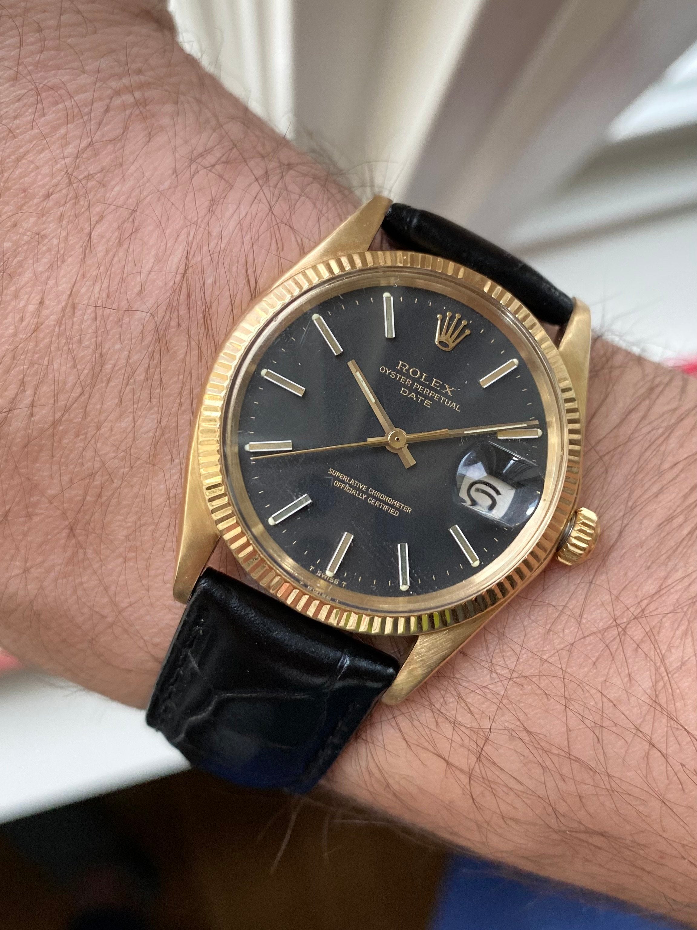 Rolex Oyster Perpetual ref. 1503 — 14k Yellow Gold