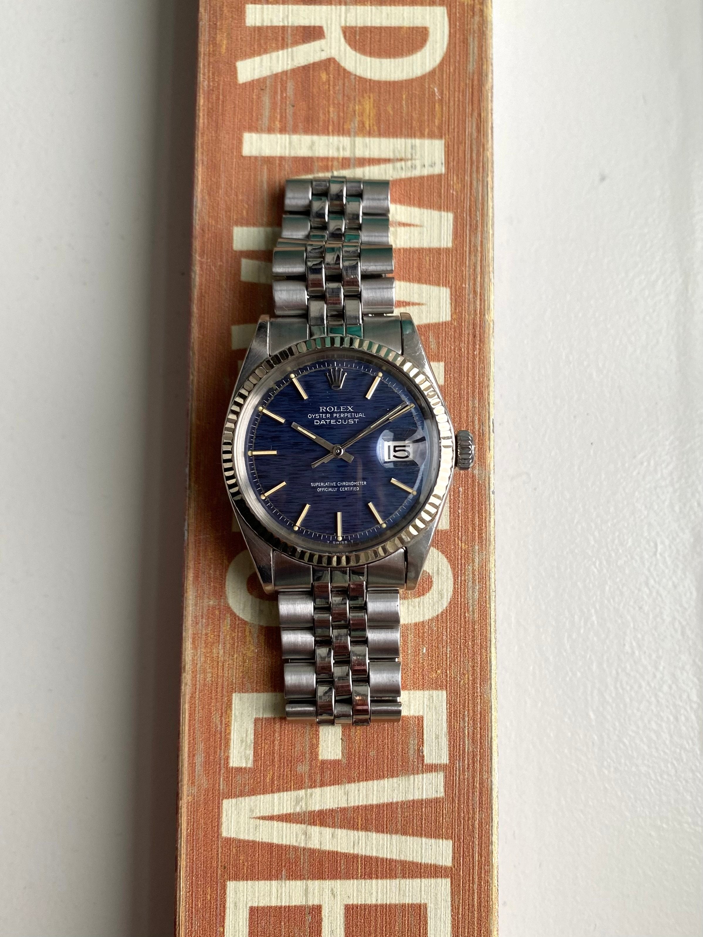 Rolex Datejust 1601 - Blue Mosaic