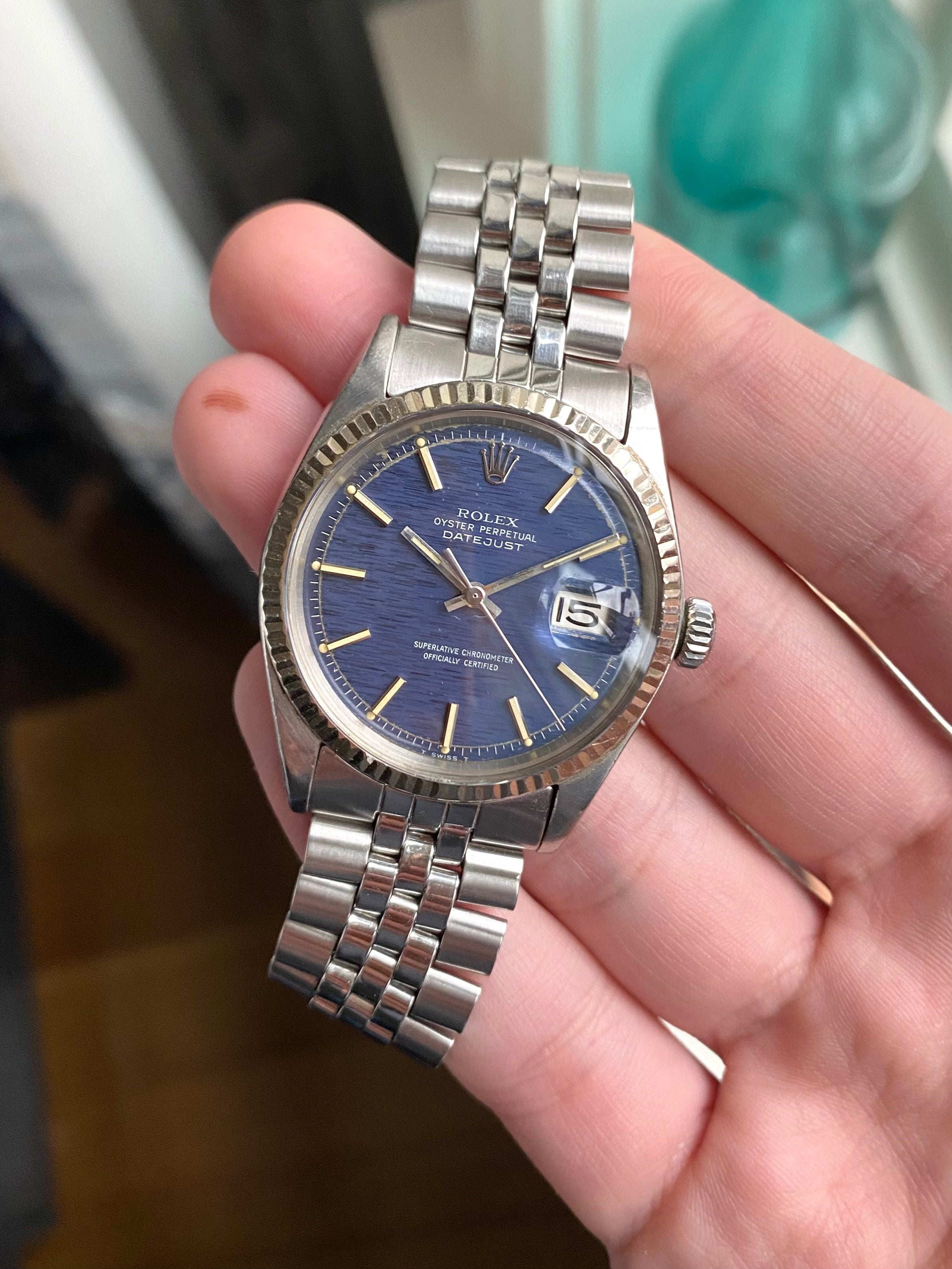 Rolex Datejust 1601 - Blue Mosaic