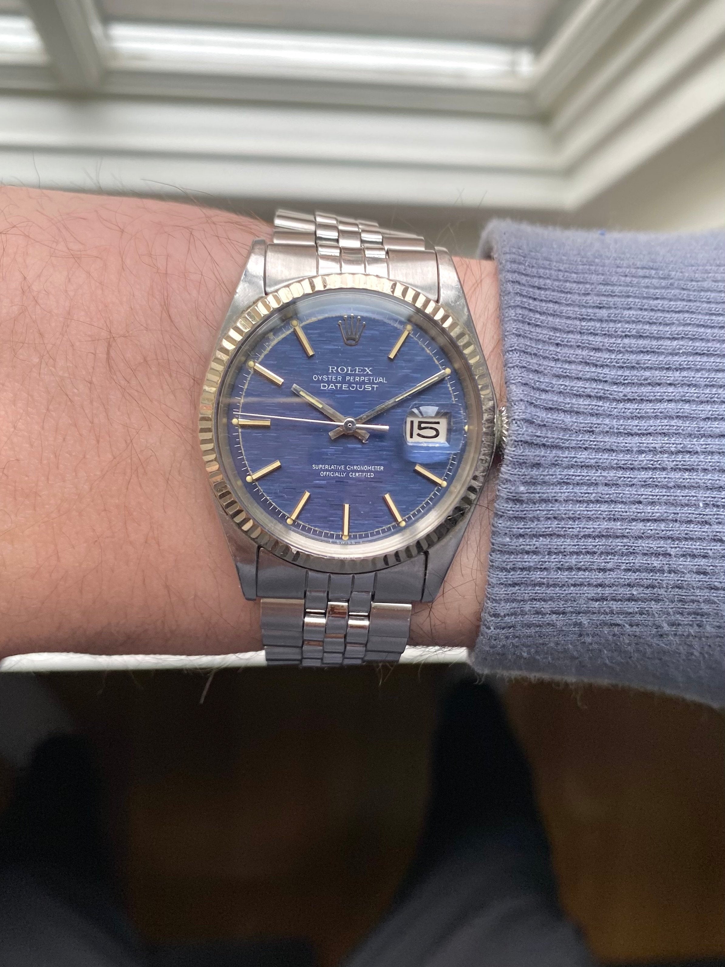 Rolex Datejust 1601 - Blue Mosaic