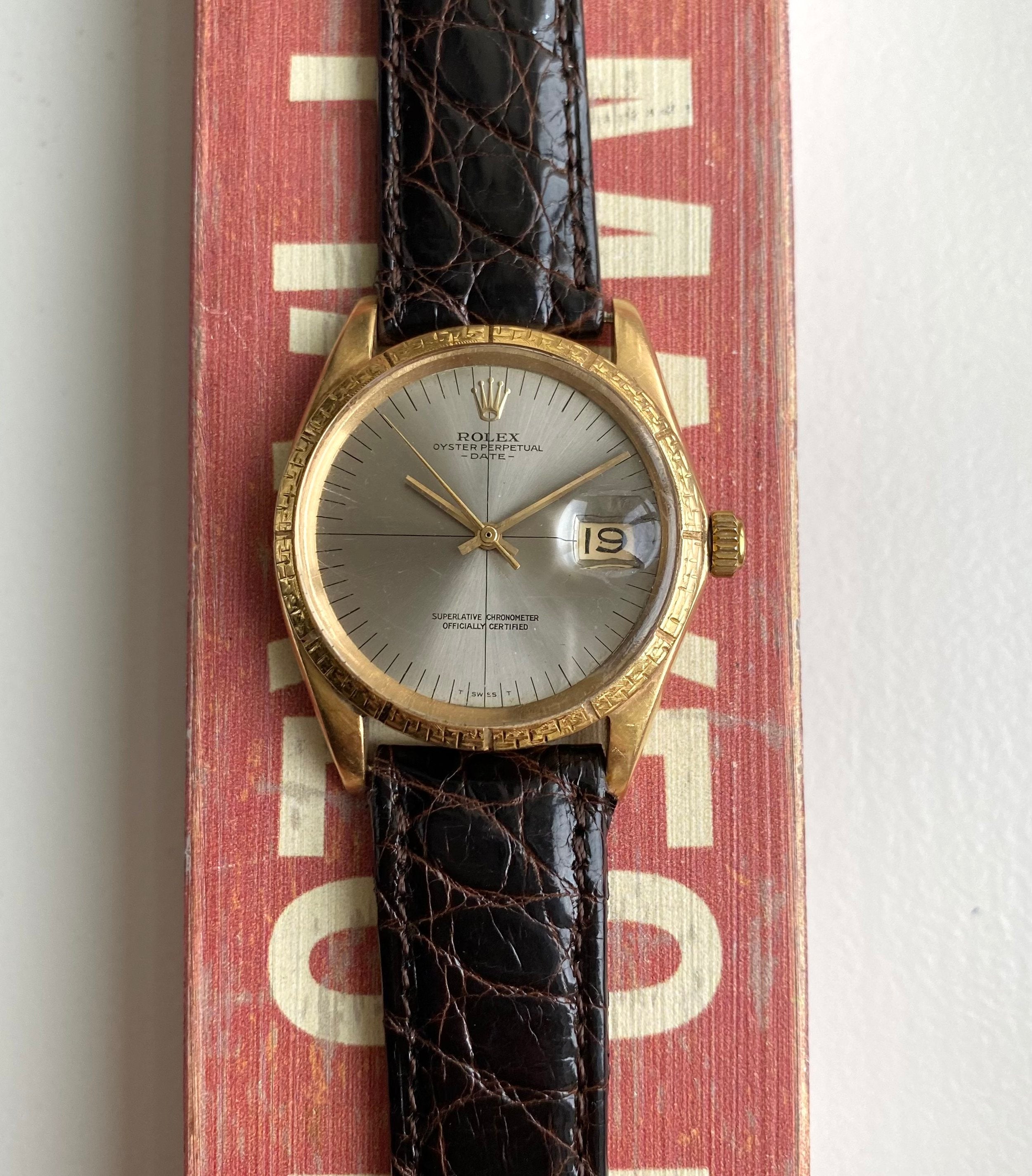 Rolex Oyster Perpetual ref. 1506 — 14k Yellow Gold