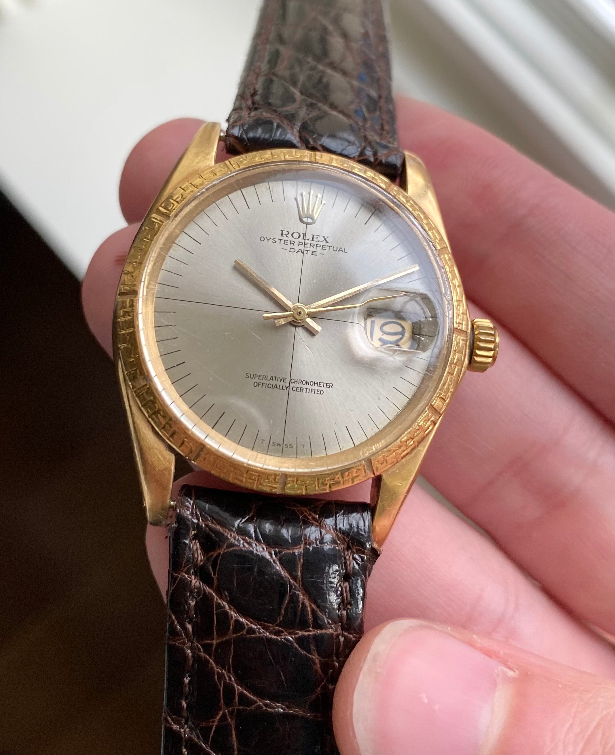 Rolex Oyster Perpetual ref. 1506 — 14k Yellow Gold