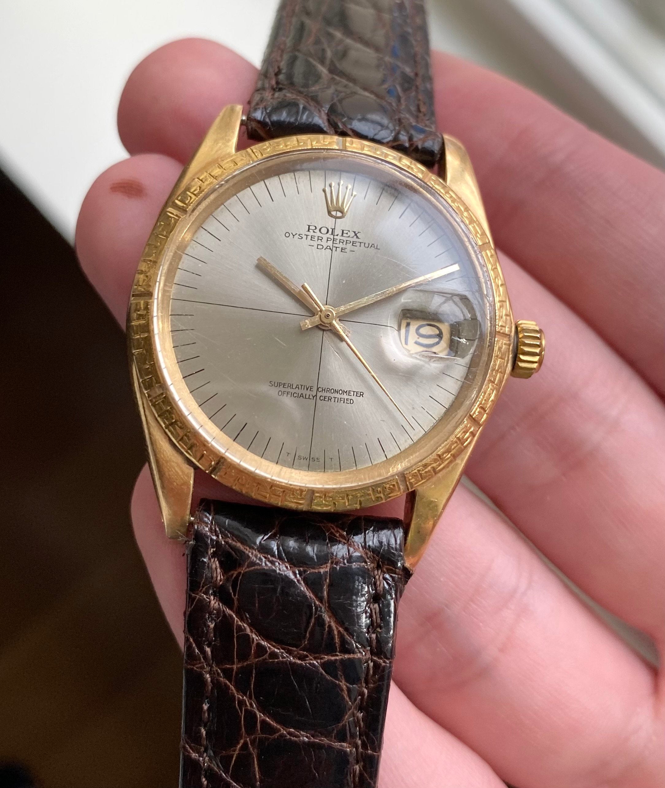 Rolex Oyster Perpetual ref. 1506 — 14k Yellow Gold