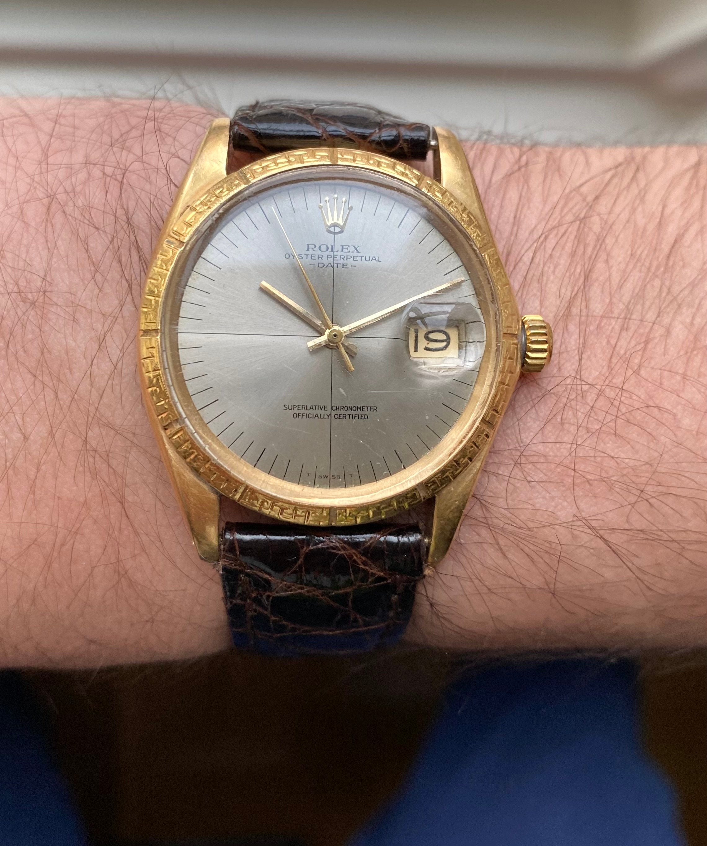 Rolex Oyster Perpetual ref. 1506 — 14k Yellow Gold