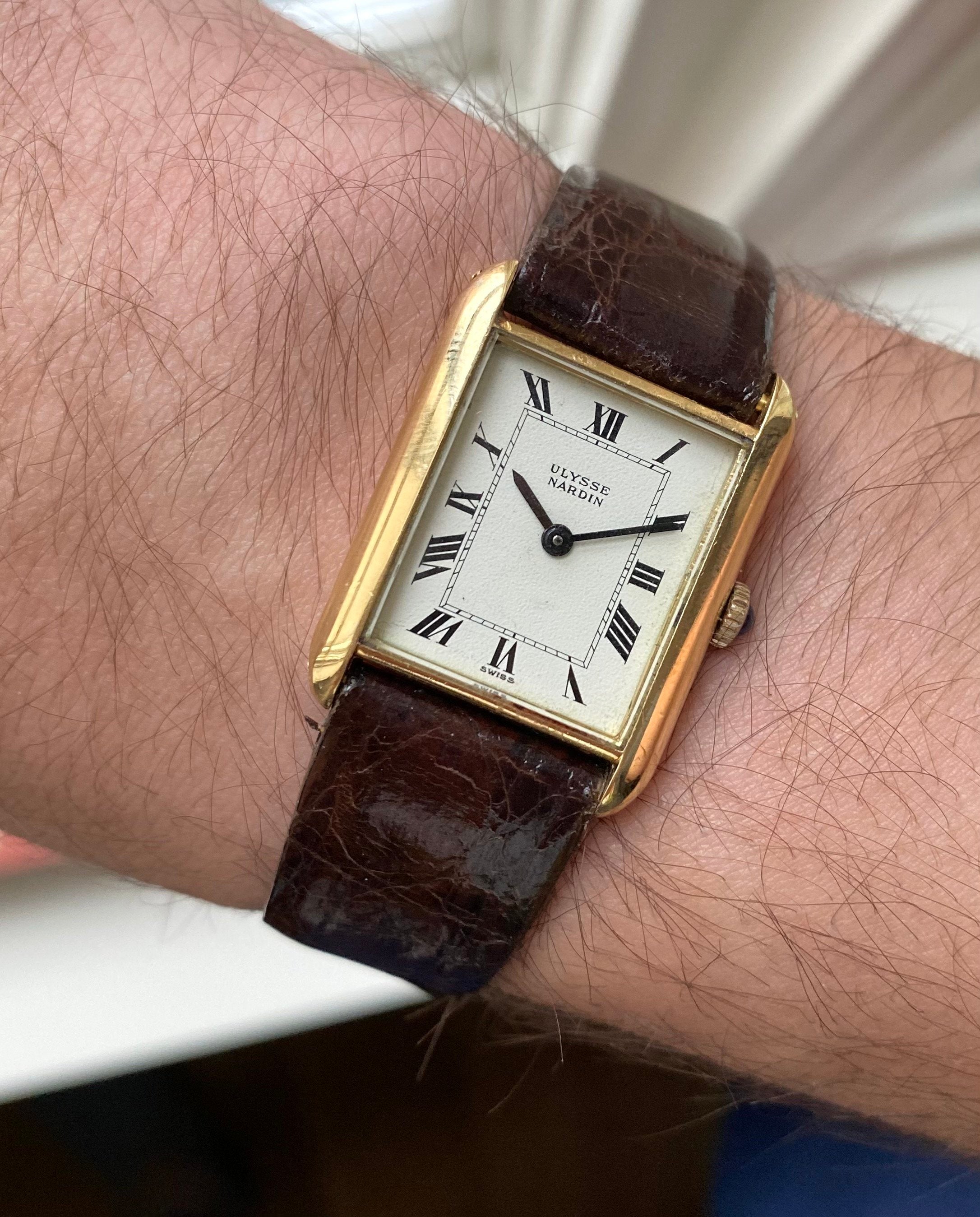 Ulysse Nardin Tank — 18k Yellow Gold