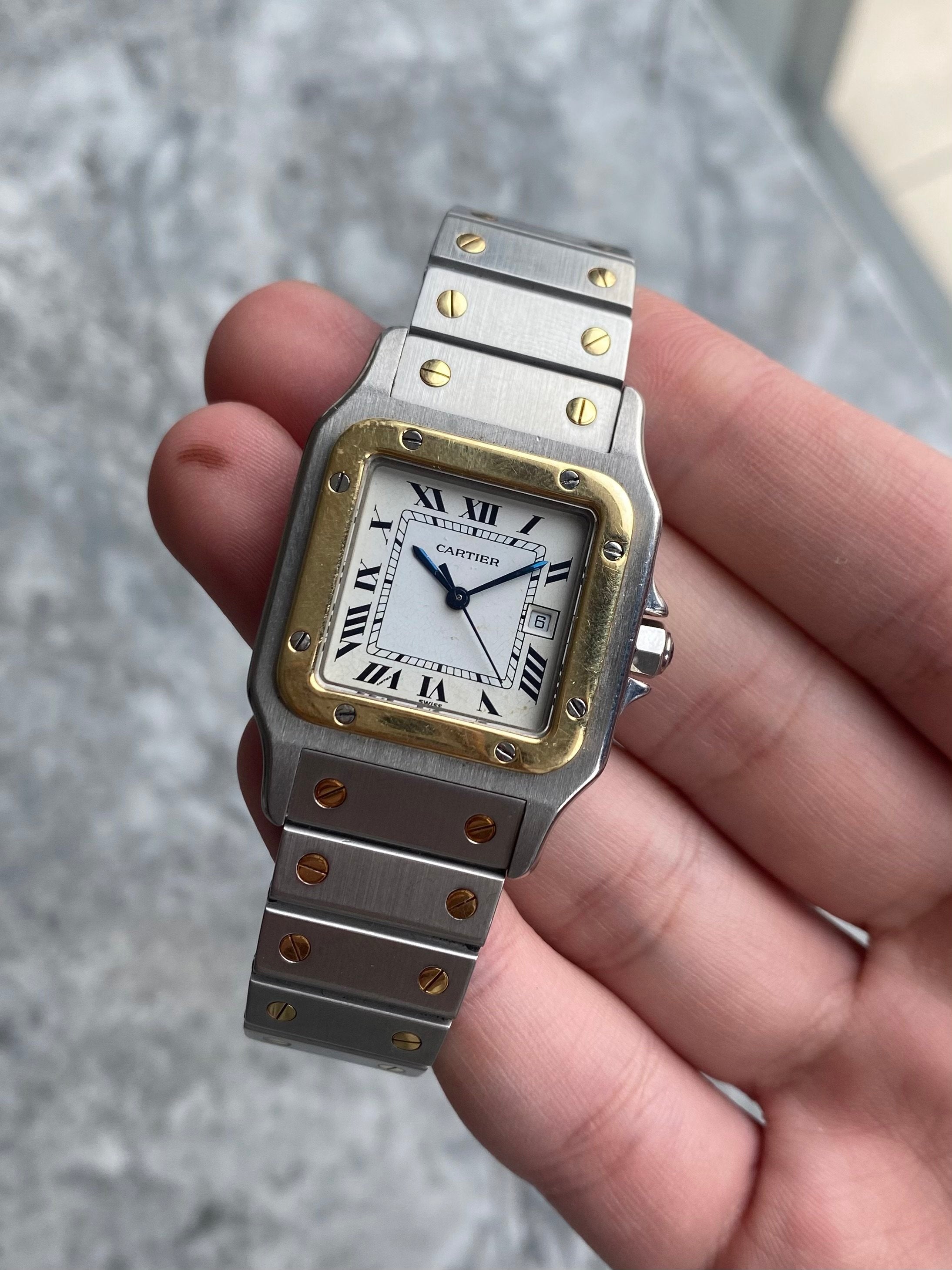 Cartier Santos 2961 - Serviced.