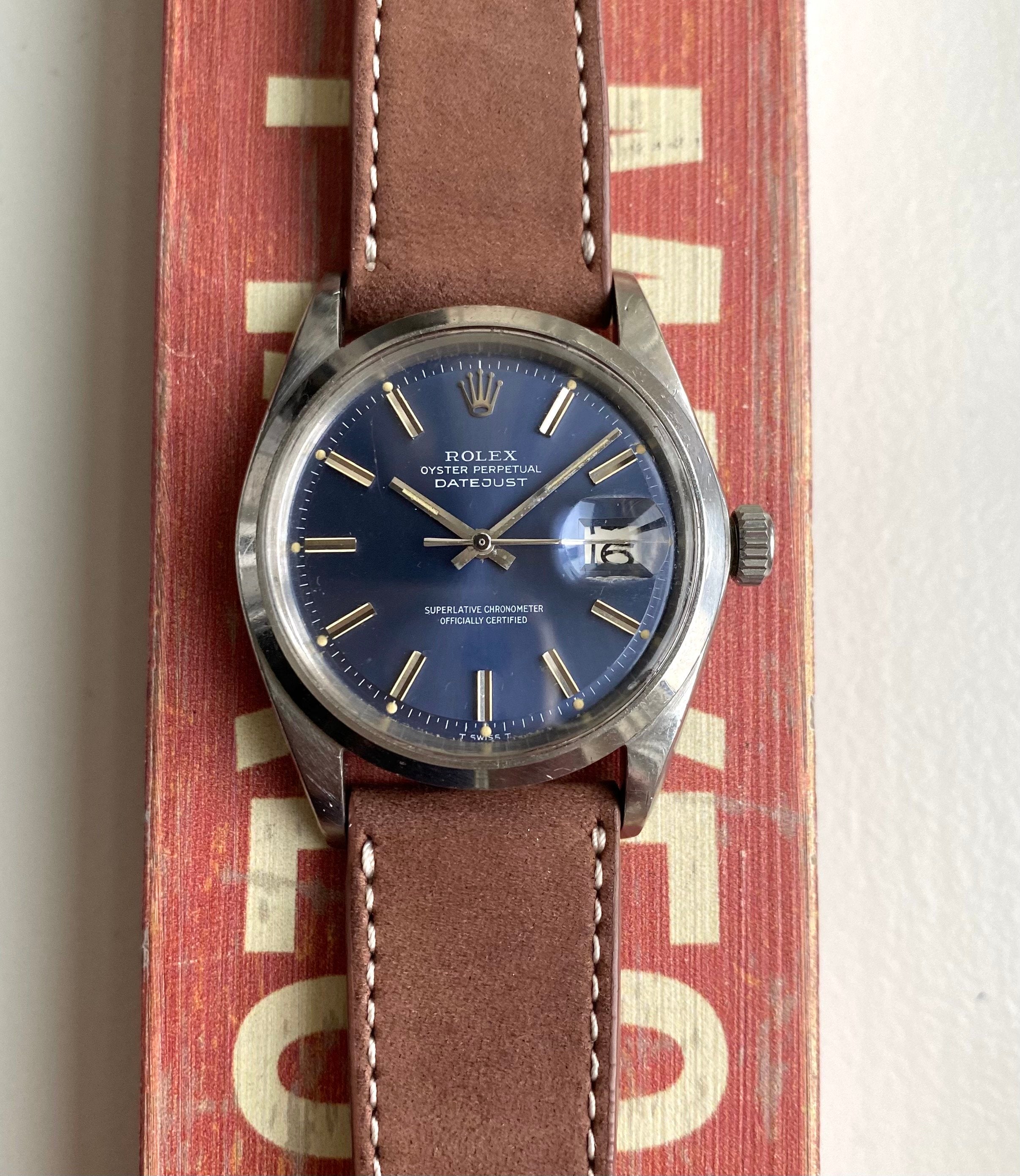 Rolex Datejust ref. 1600 — Blue Dial