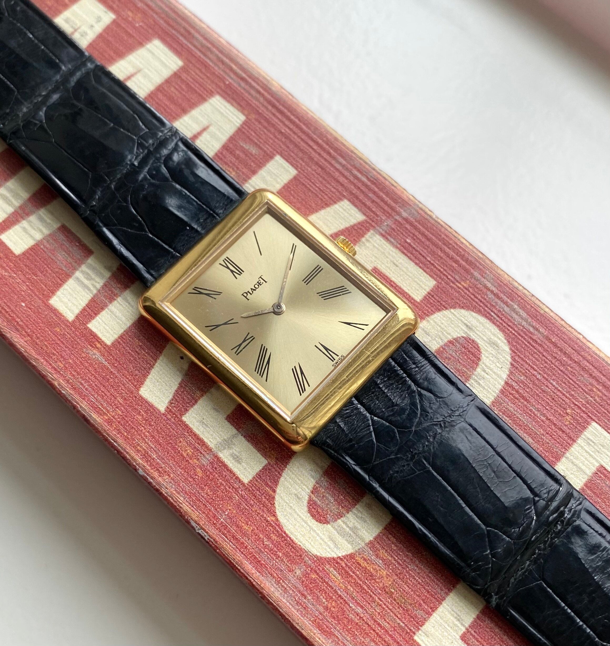 Piaget Tank — 18k Yellow Gold