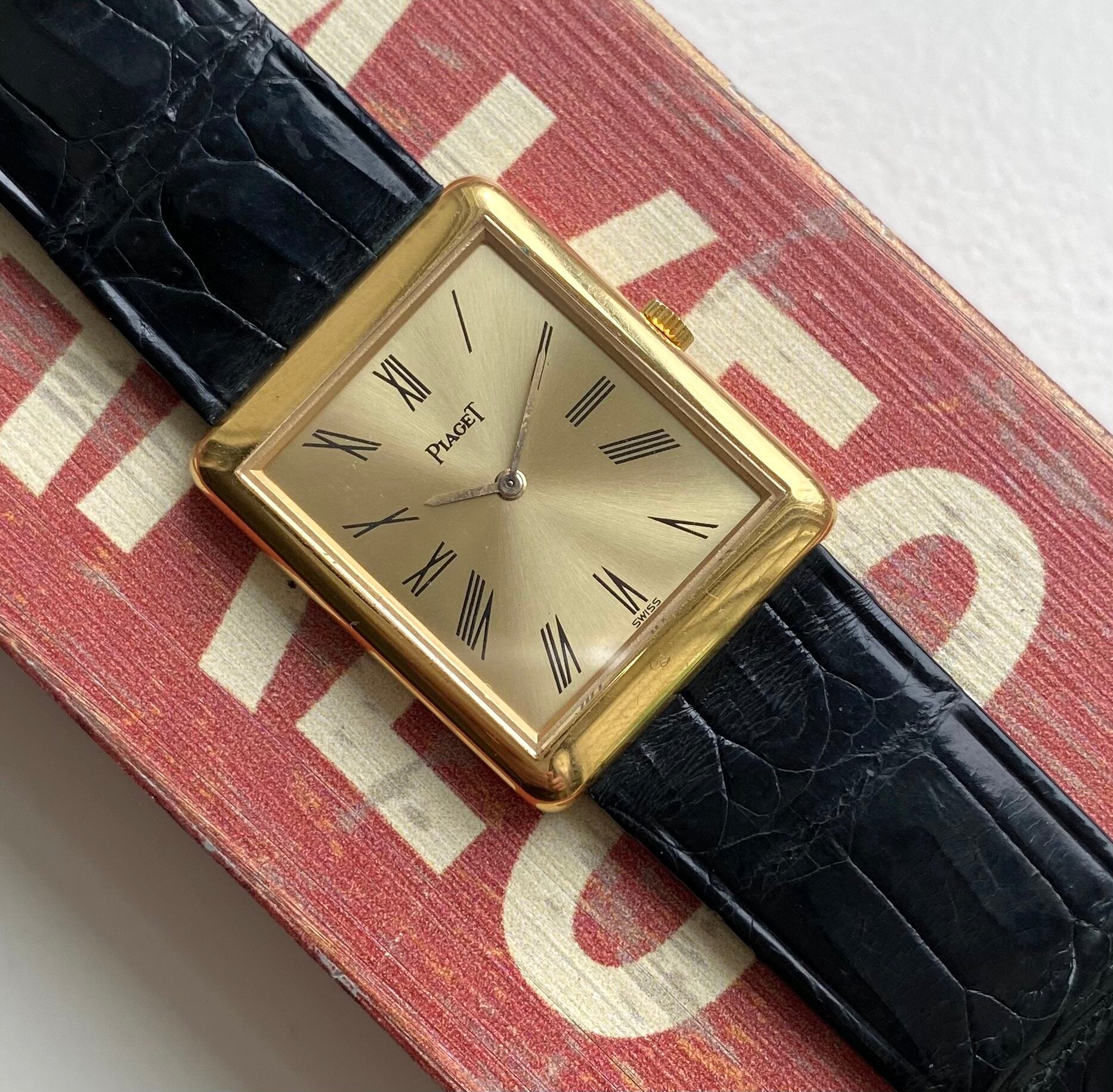 Piaget Tank — 18k Yellow Gold