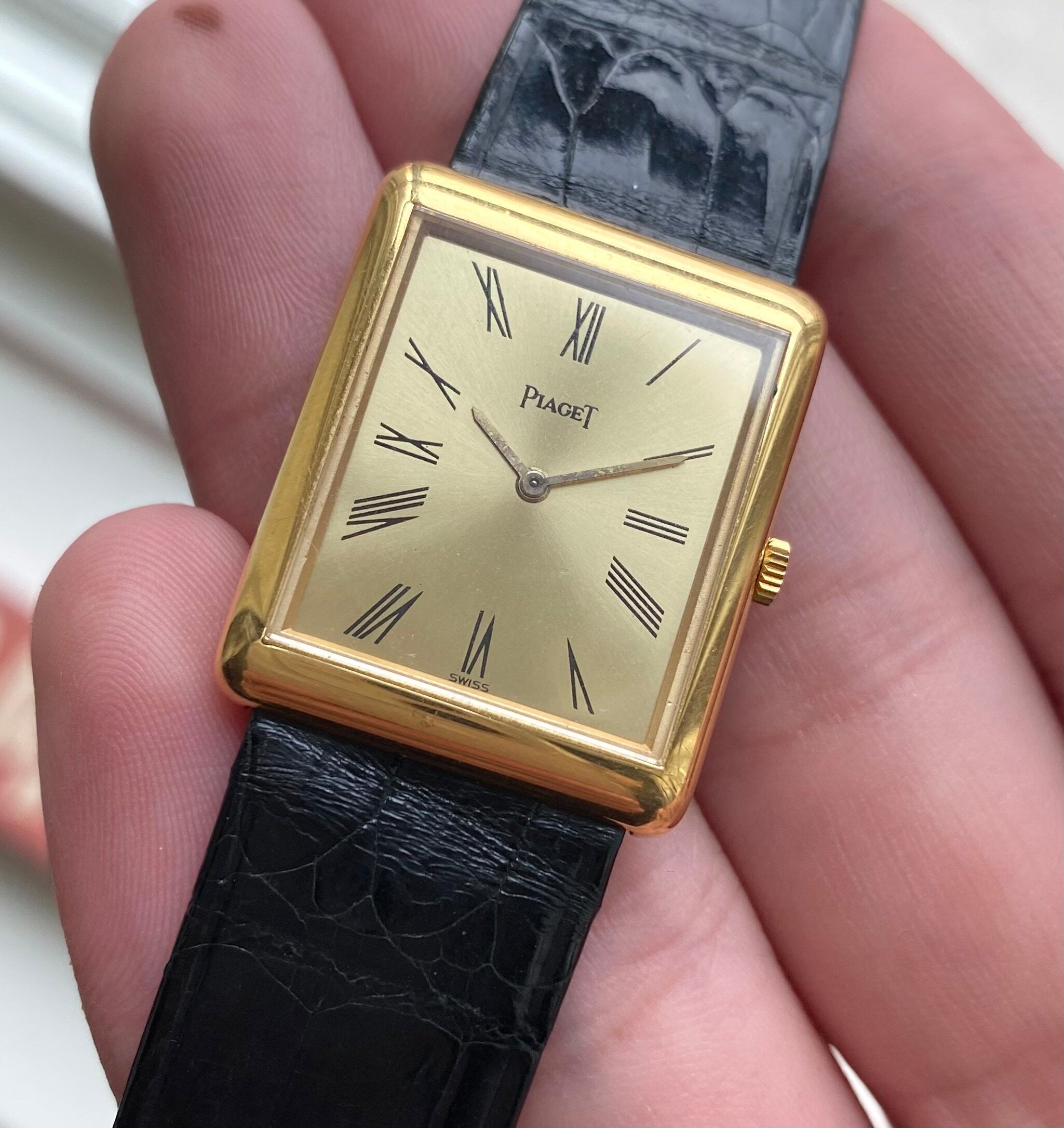 Piaget Tank — 18k Yellow Gold