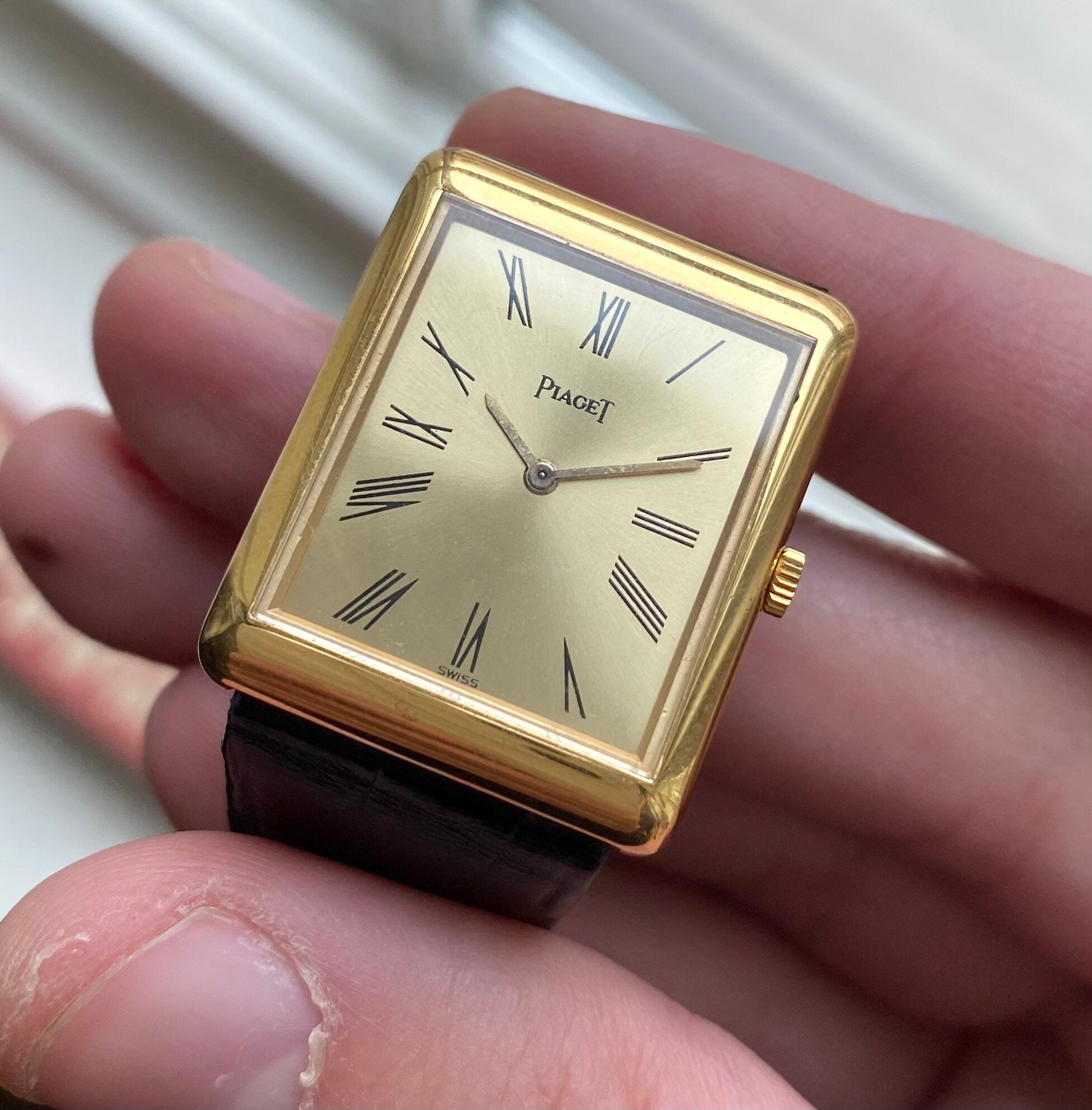 Piaget Tank — 18k Yellow Gold