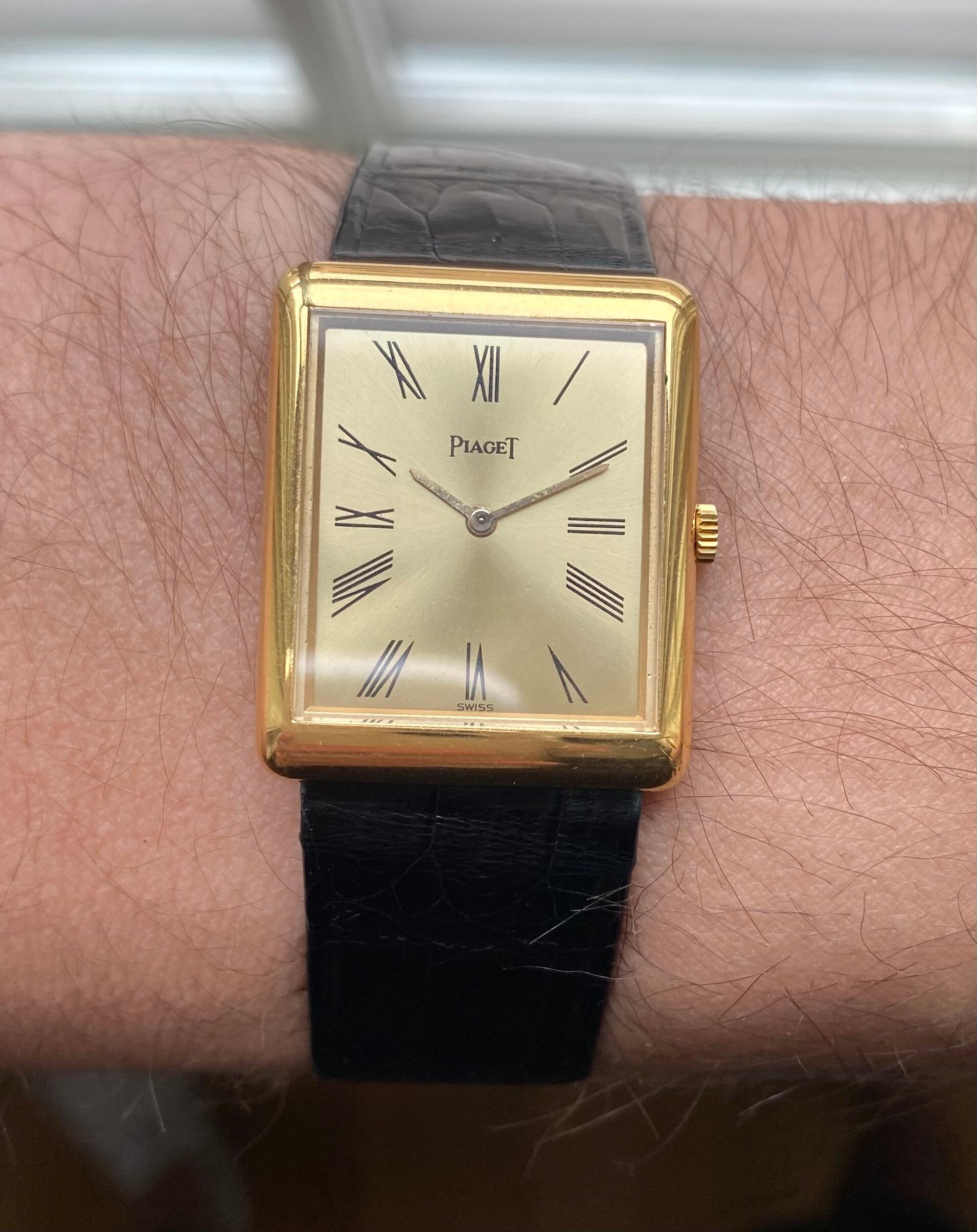 Piaget Tank — 18k Yellow Gold