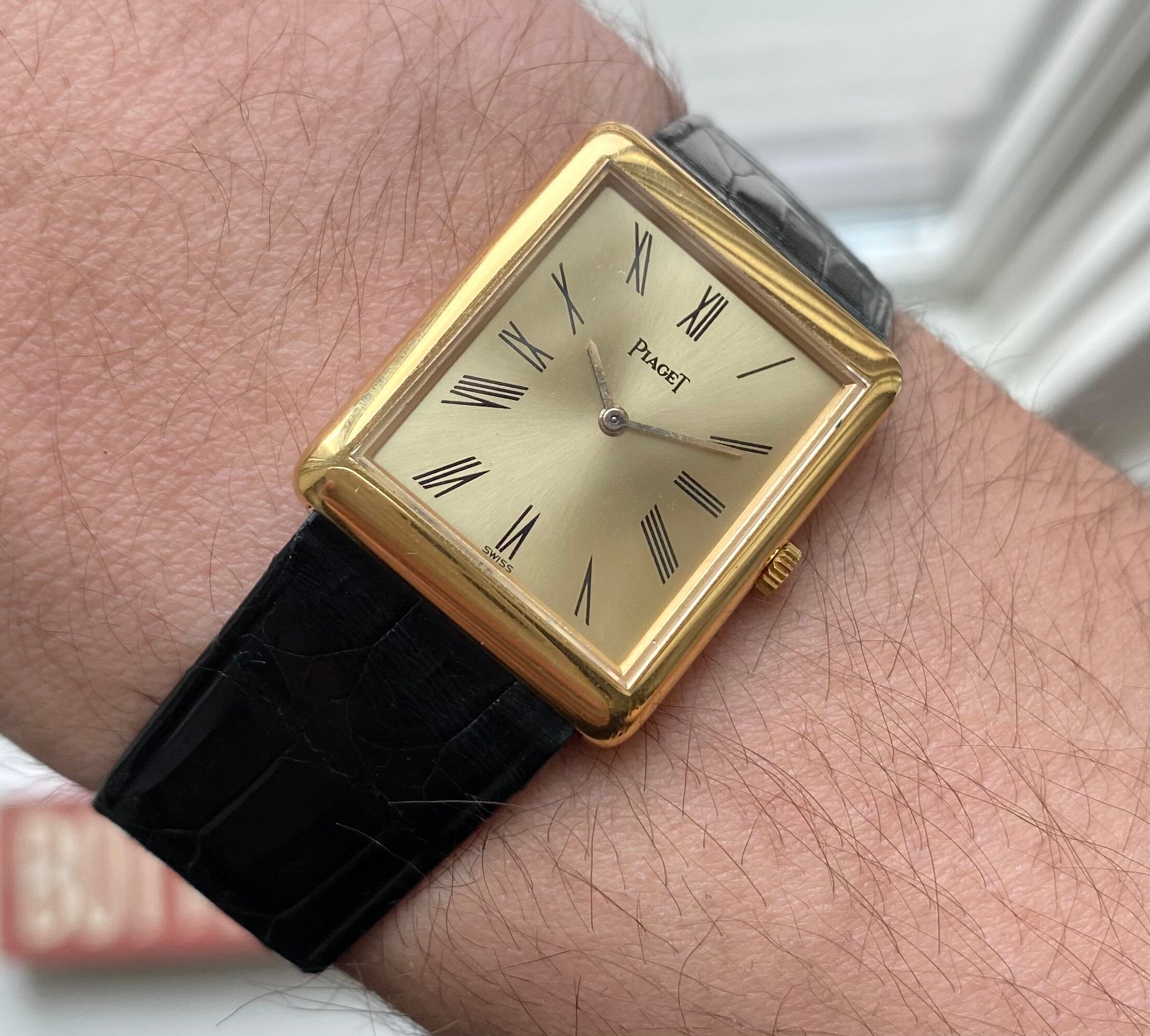 Piaget Tank — 18k Yellow Gold