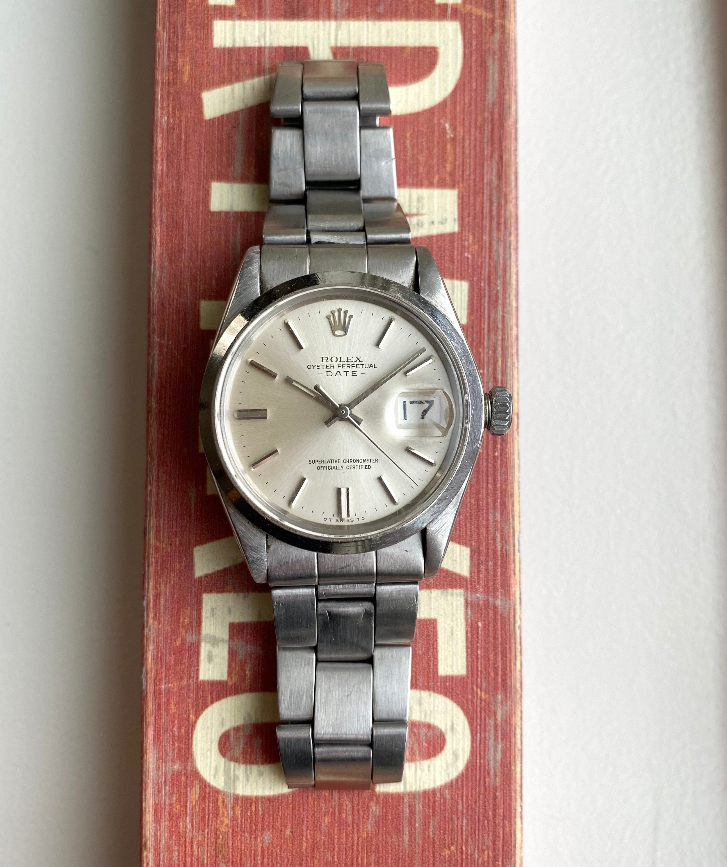 Rolex Oyster Perpetual ref. 1500 — Silver Sigma Dial