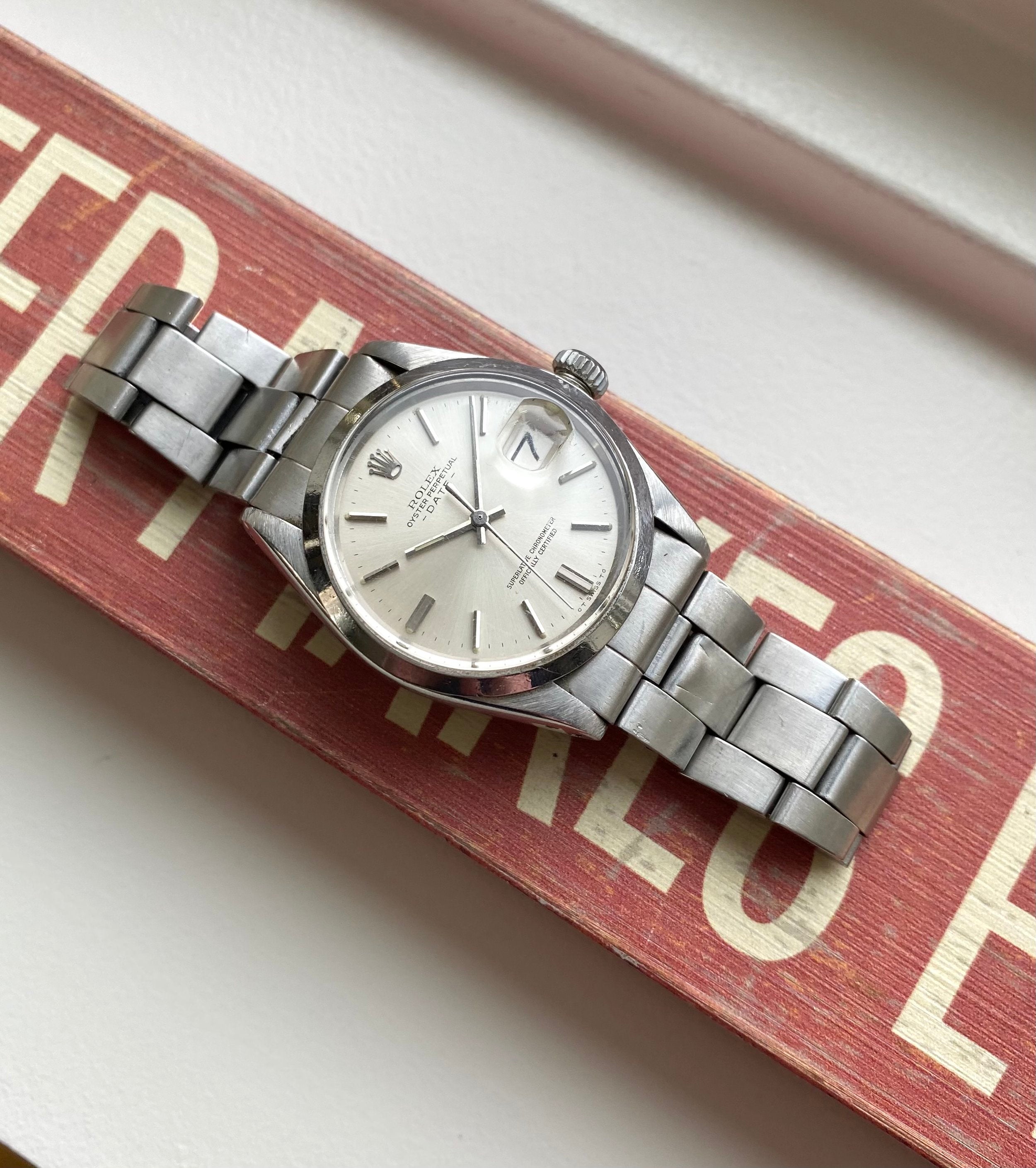 Rolex Oyster Perpetual ref. 1500 — Silver Sigma Dial