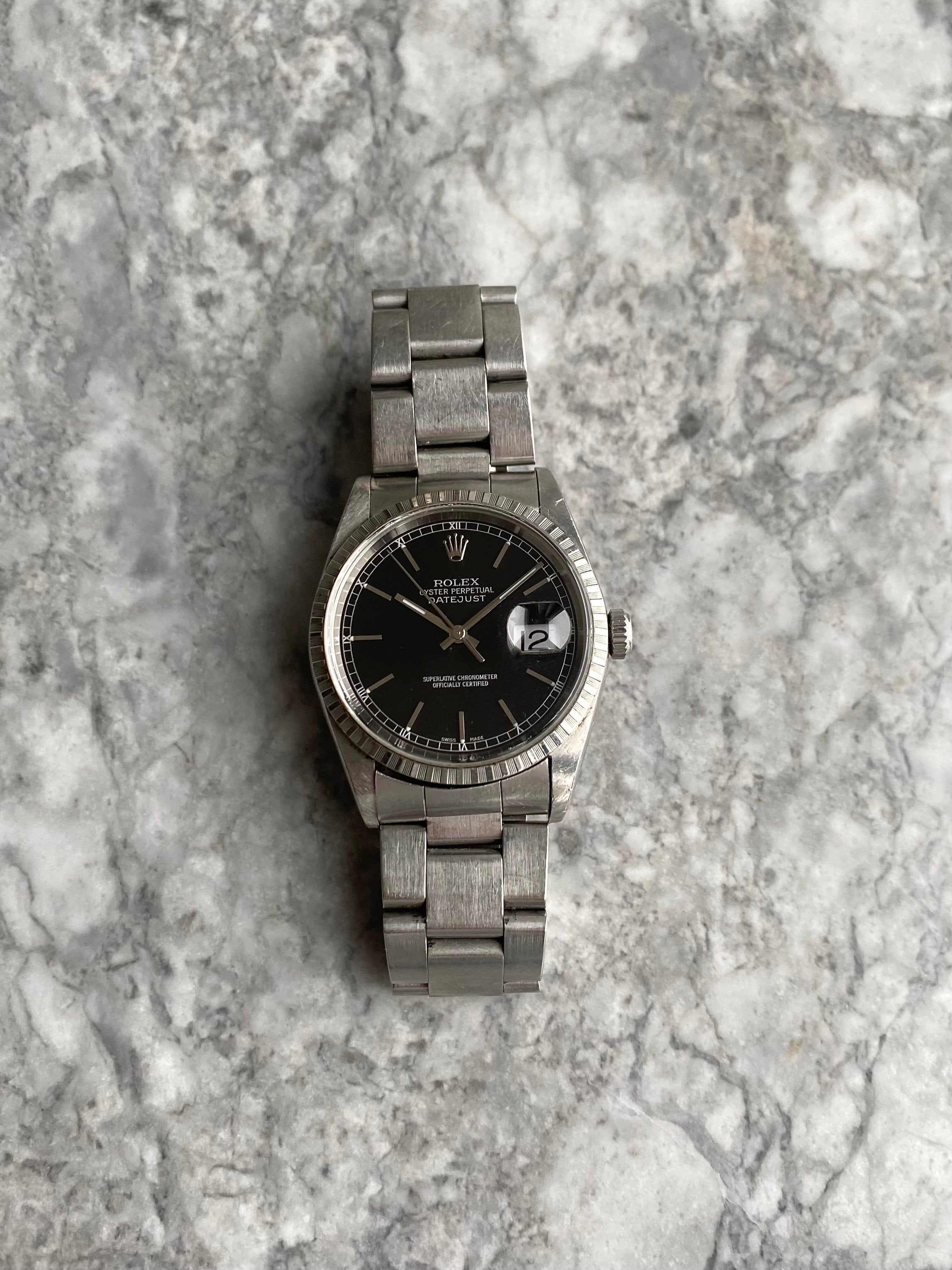 Rolex Datejust 16220 - Black Dial