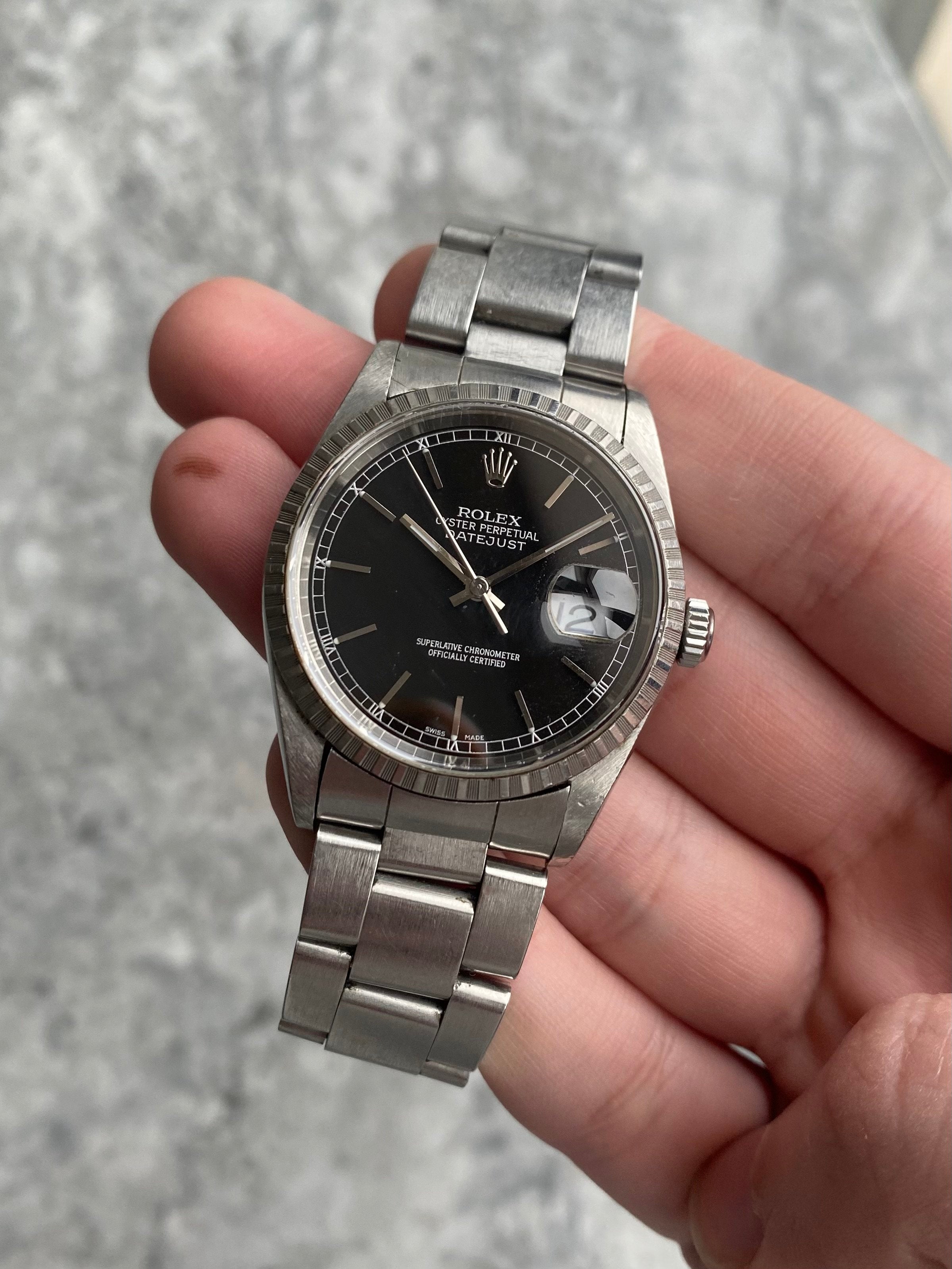 Rolex Datejust 16220 - Black Dial