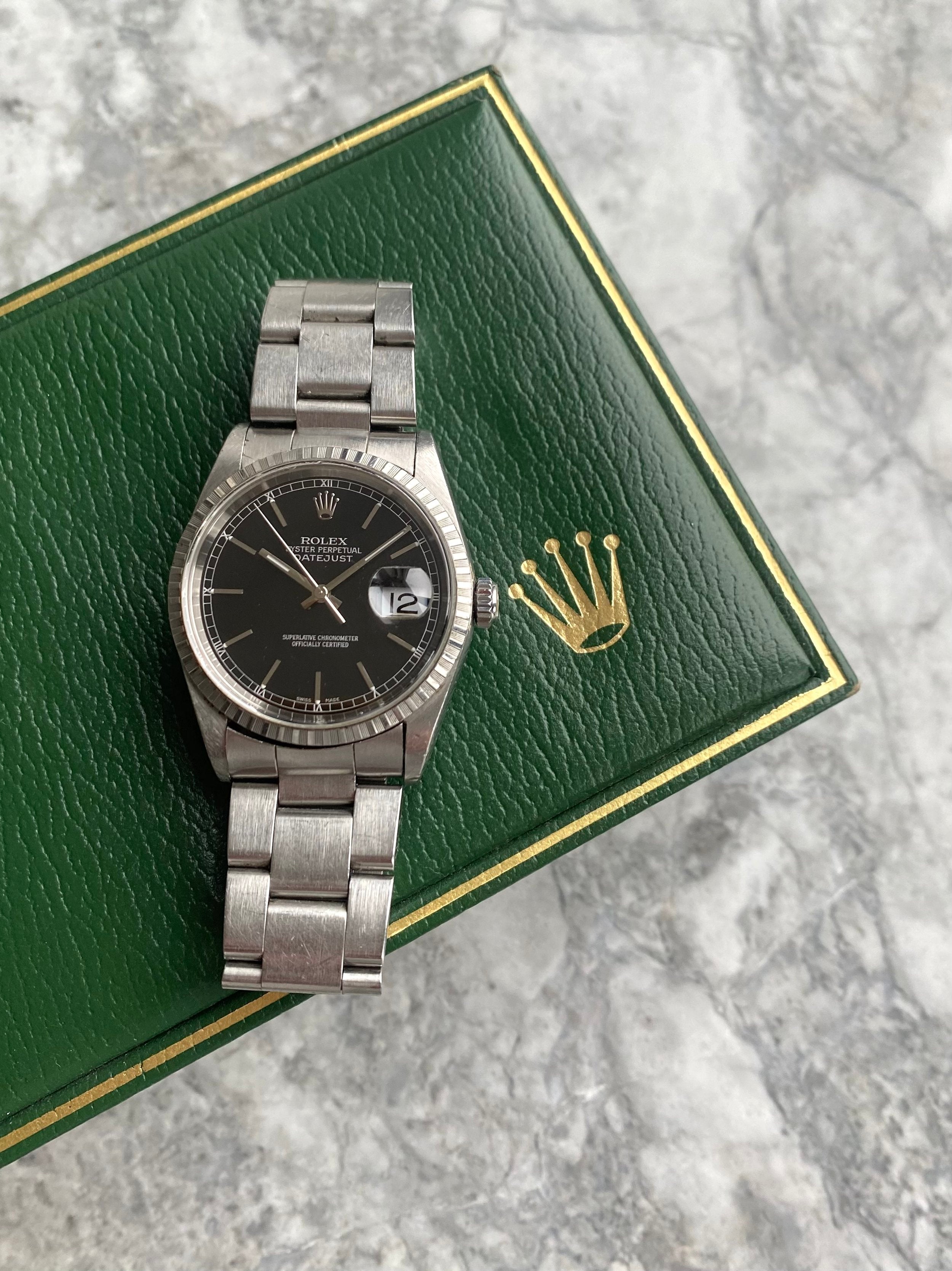 Rolex Datejust 16220 - Black Dial