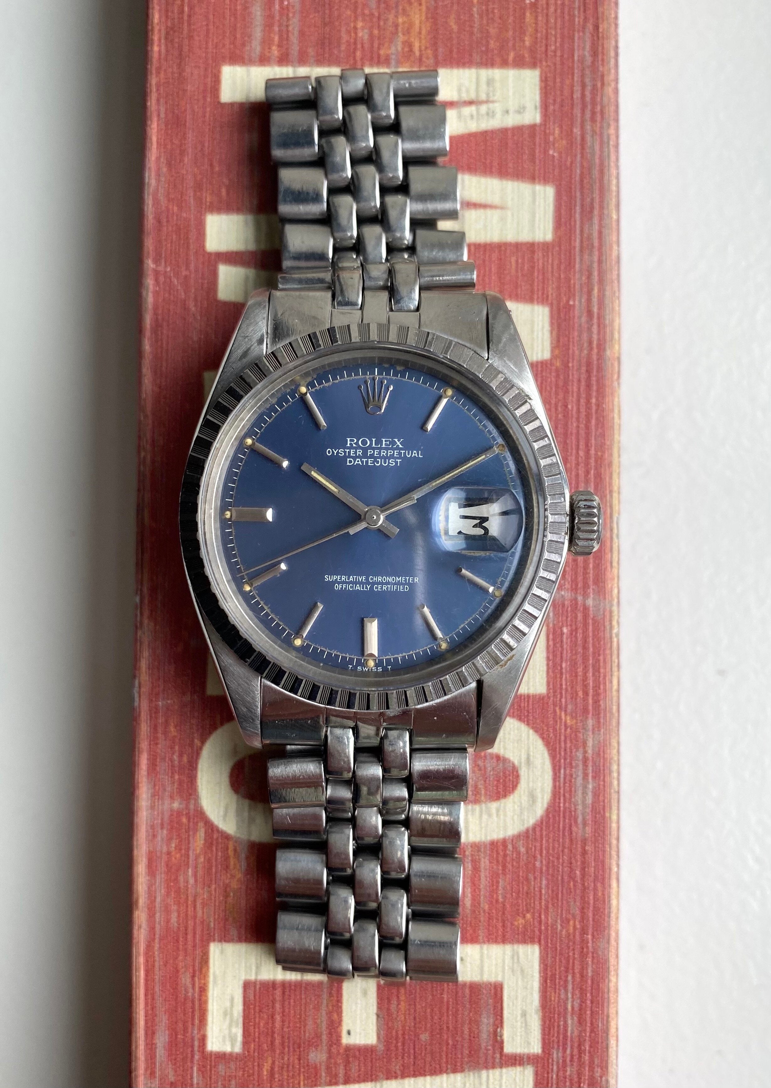 Rolex Datejust ref. 1603 — Blue Dial