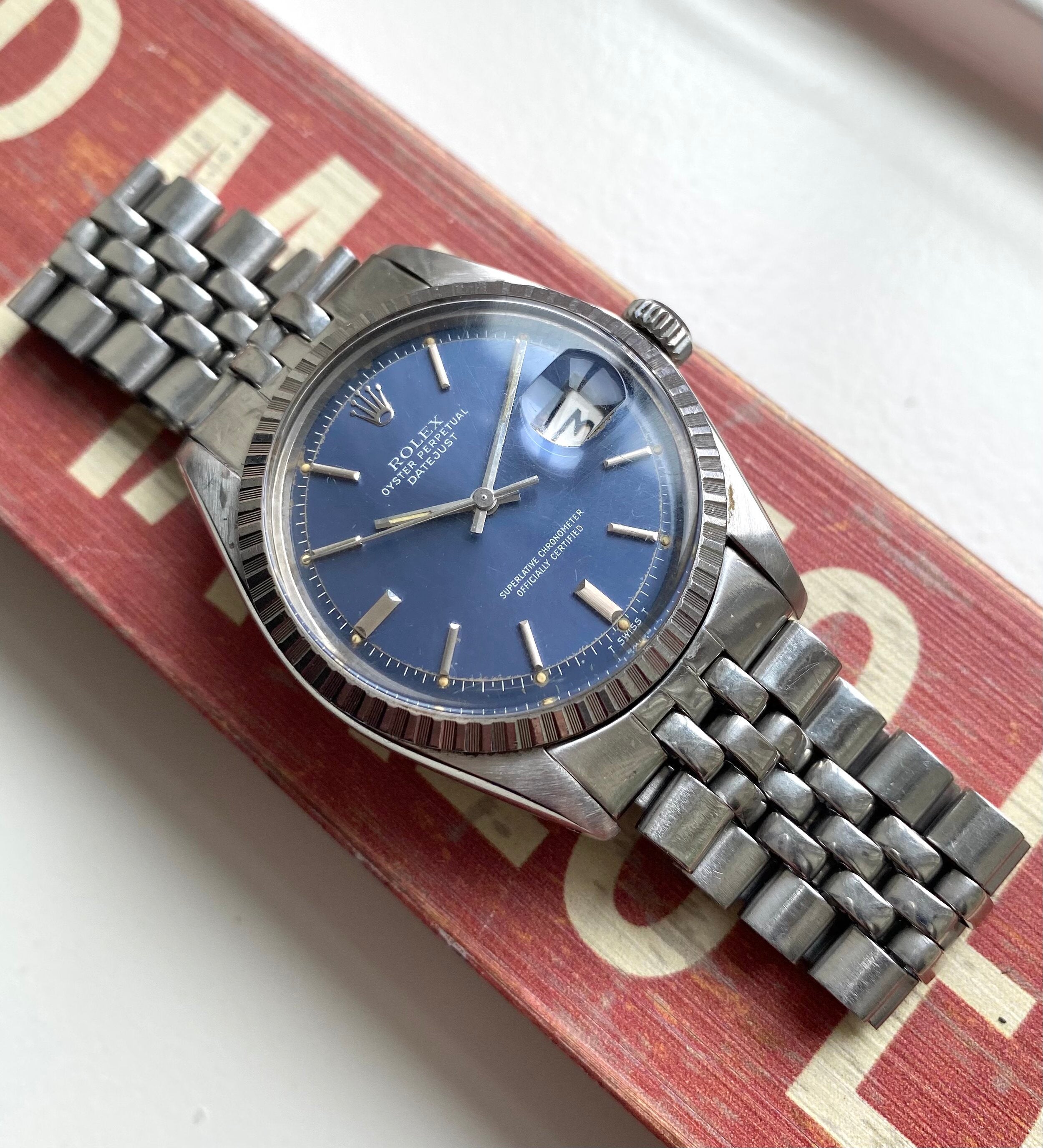 Rolex Datejust ref. 1603 — Blue Dial