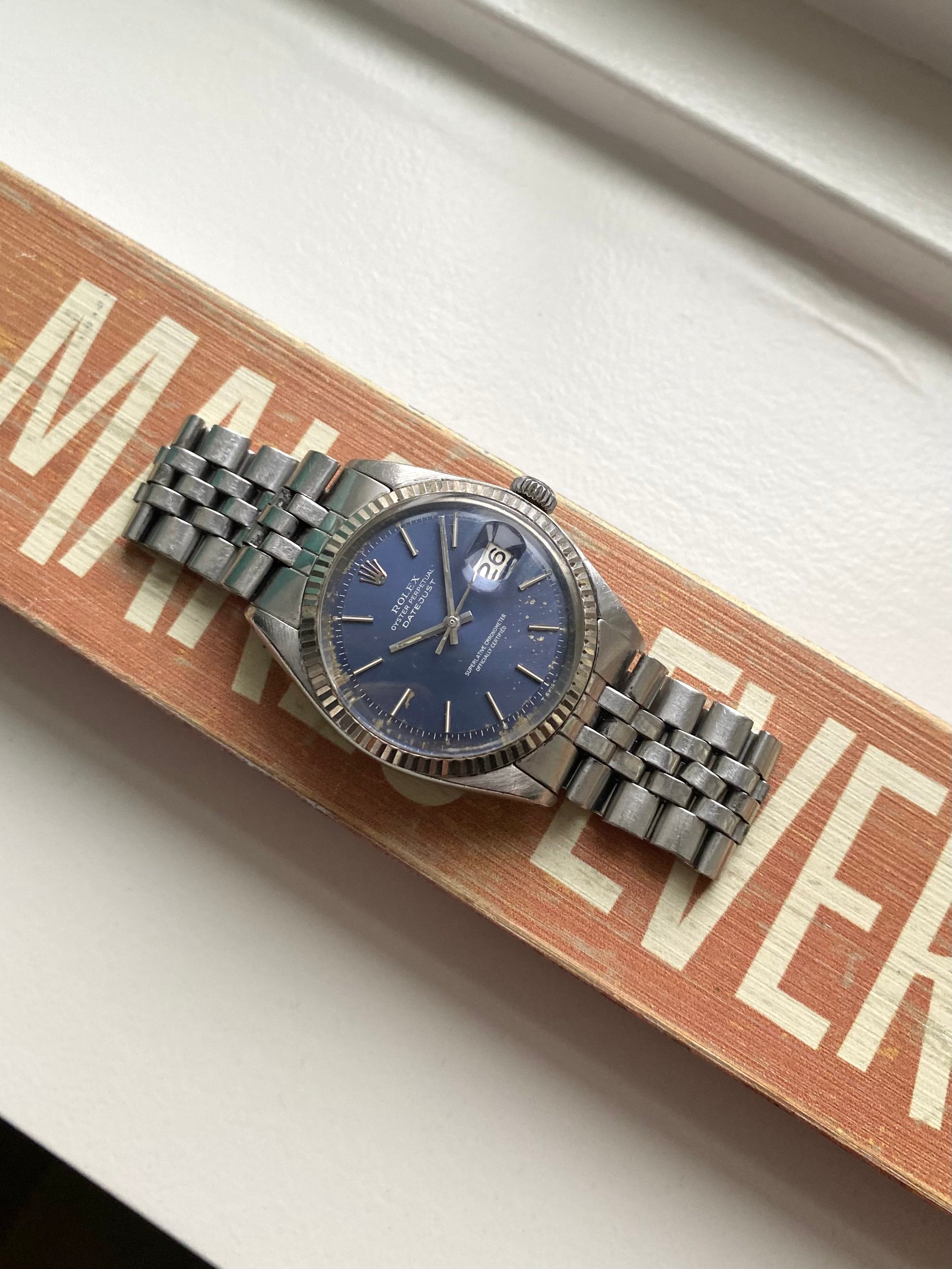 Rolex Datejust 1601 - Blue Speckle